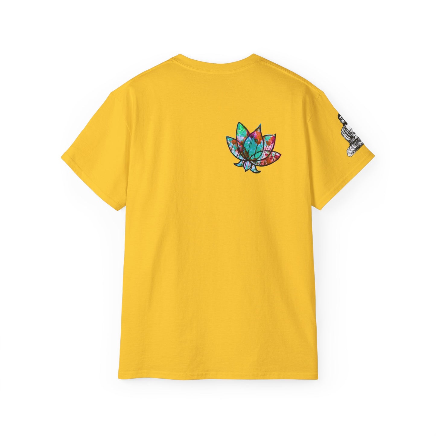 Fine Art Buddha Oil Paint Print Unisex Ultra Cotton Tee
