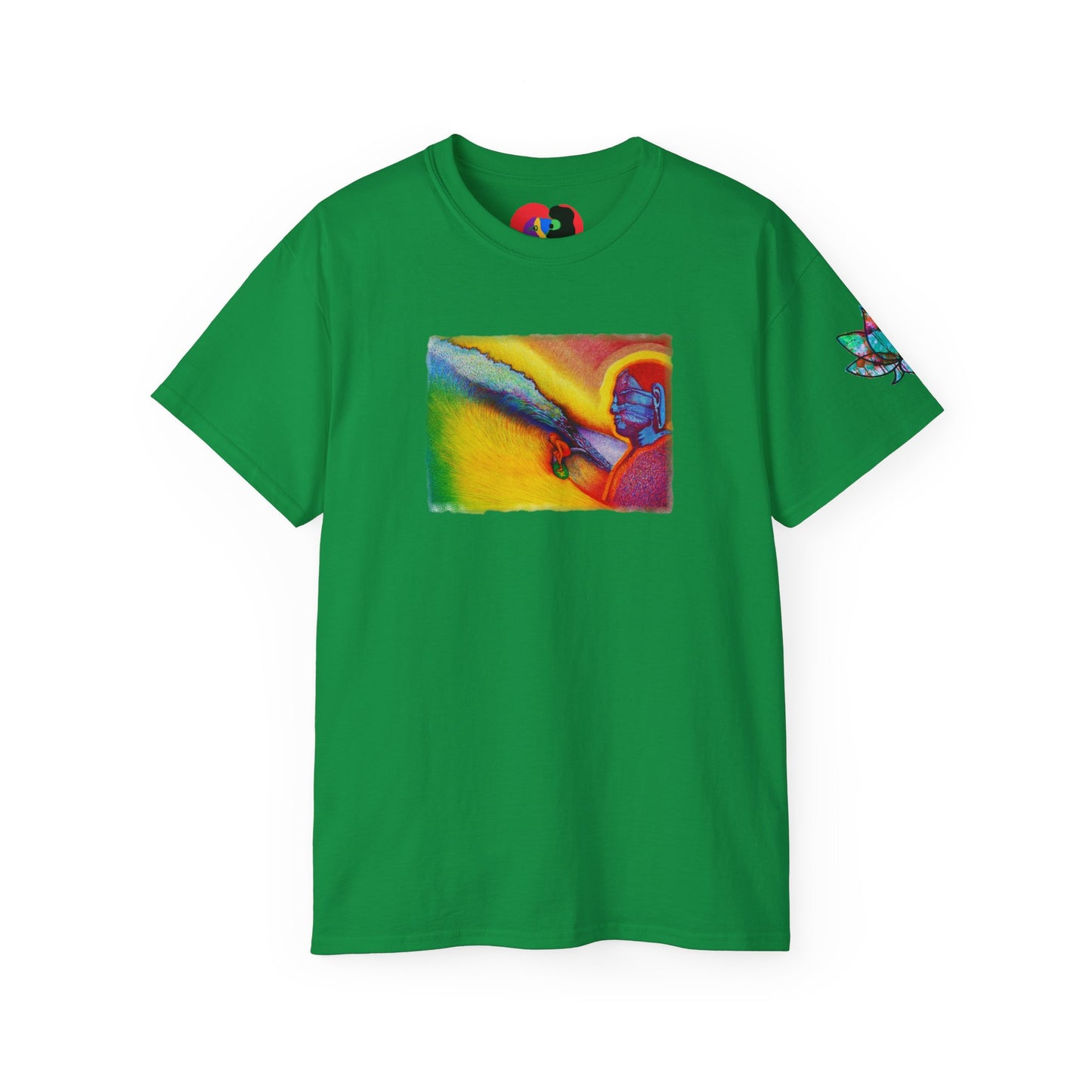 Surf is My Buddha Tablet Print Unisex Ultra Cotton Tee