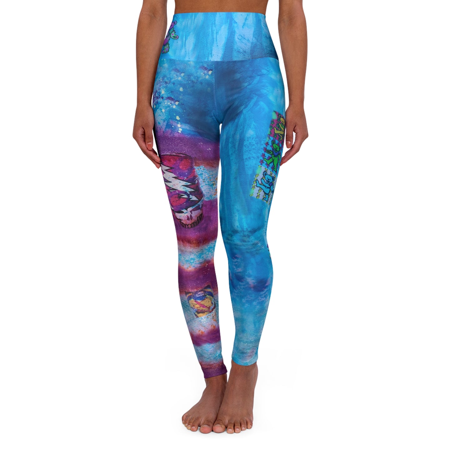Dead to the Core Sunflower High Waist Leggings