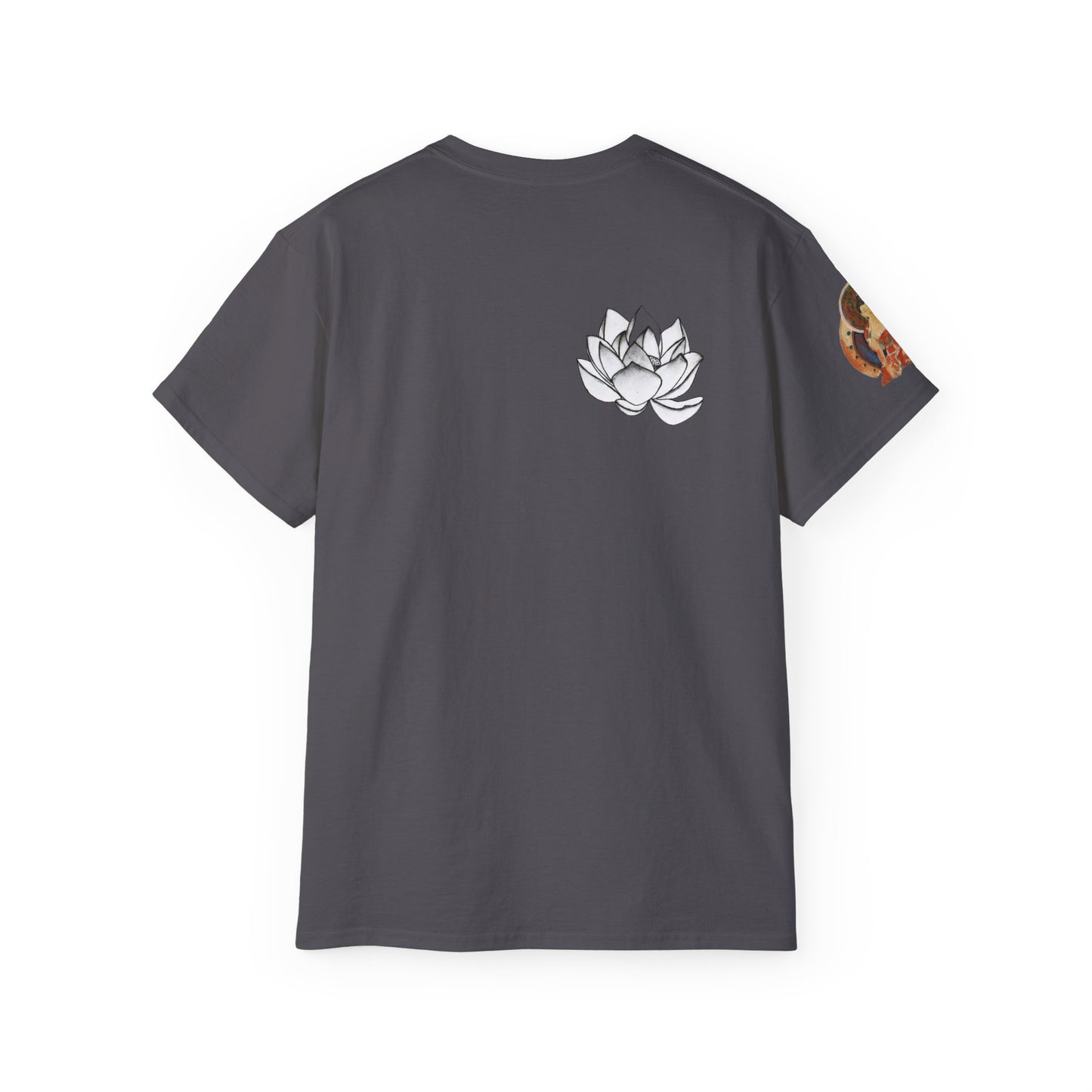 Fine Art Buddha Chalk Drawing Print Unisex Ultra Cotton Tee