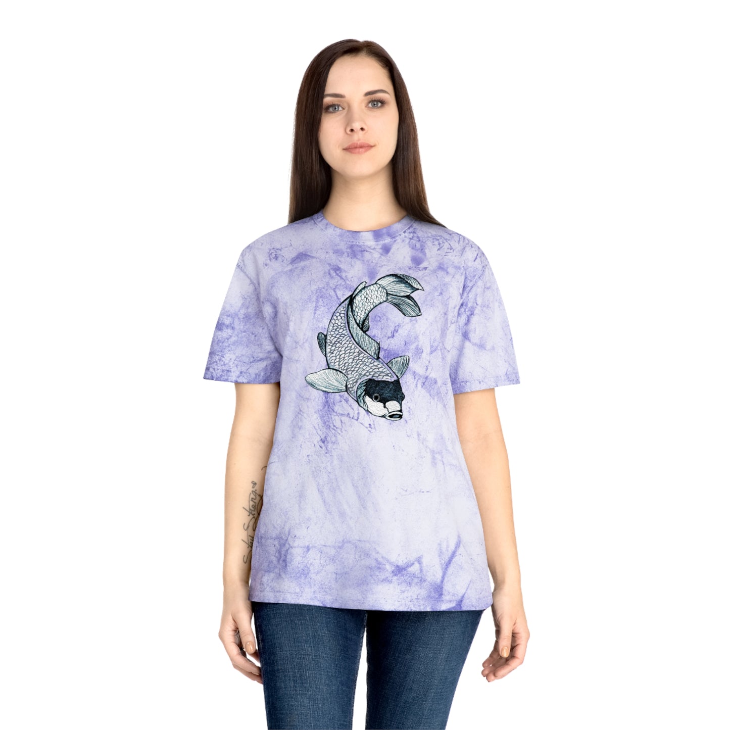 Japanese Koi Kanji Industrial Dye Premium T-Shirt
