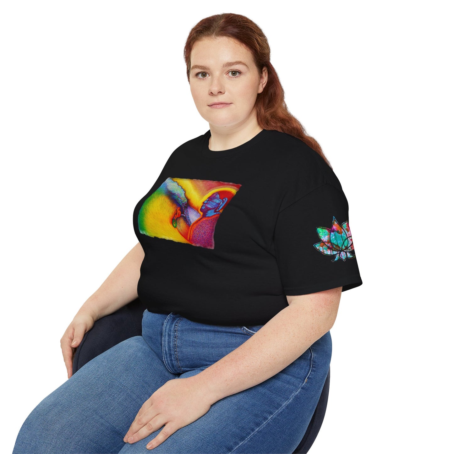 Surf is My Buddha Tablet Print Unisex Ultra Cotton Tee