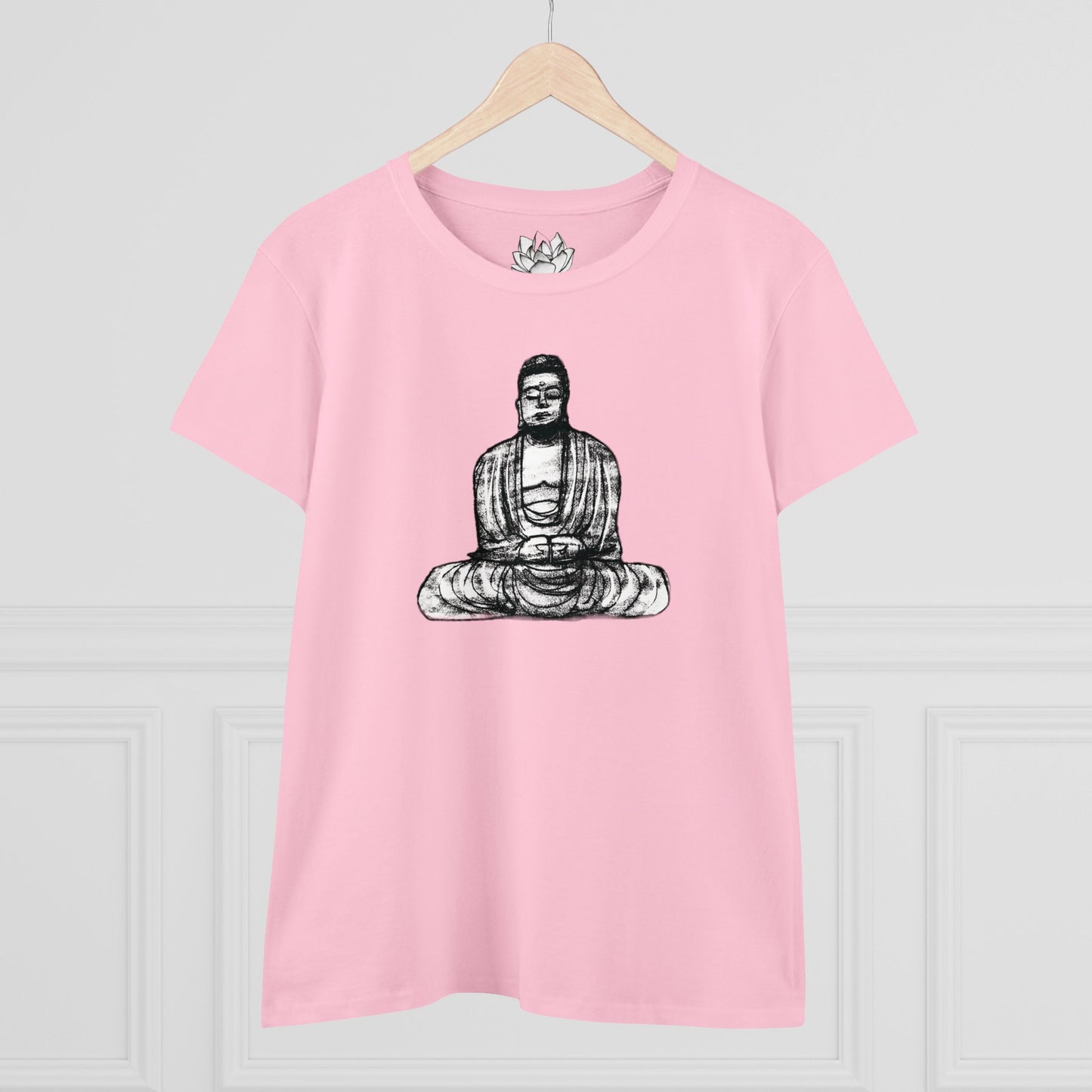 Buddha Sketch Women's Cotton Tee