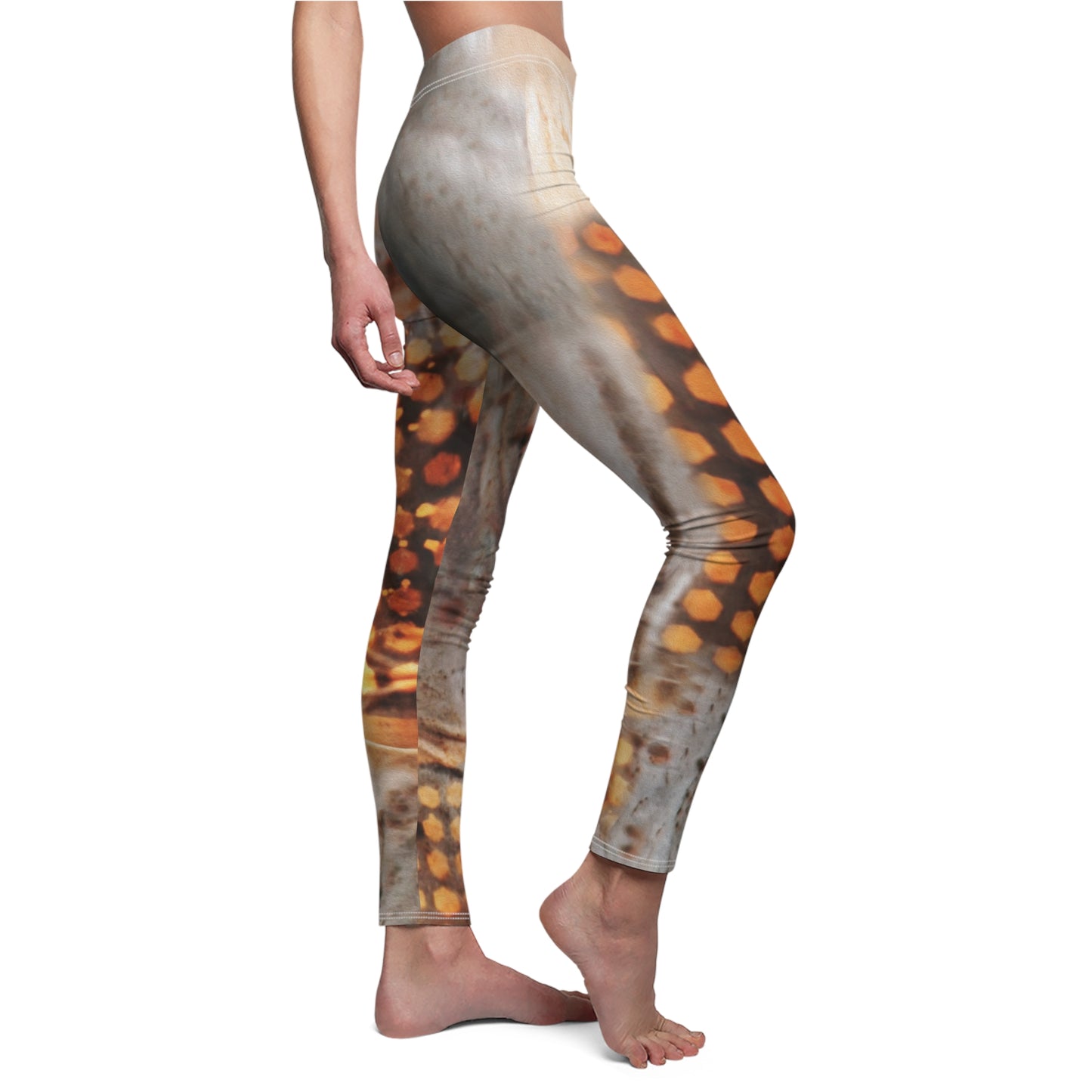 Desert Gold Resurrected Leggings aus gebürstetem Wildleder