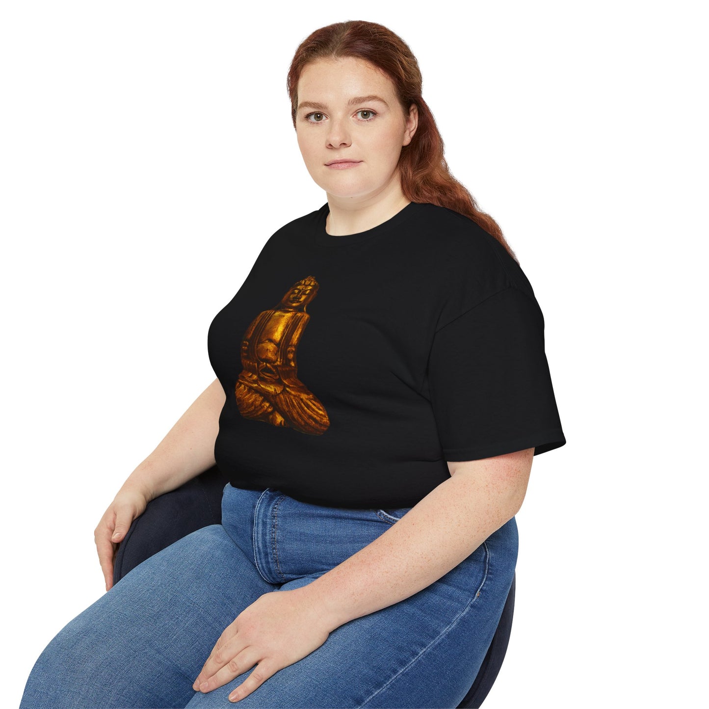Fine Art Buddha Carving Print Unisex Ultra Cotton Tee