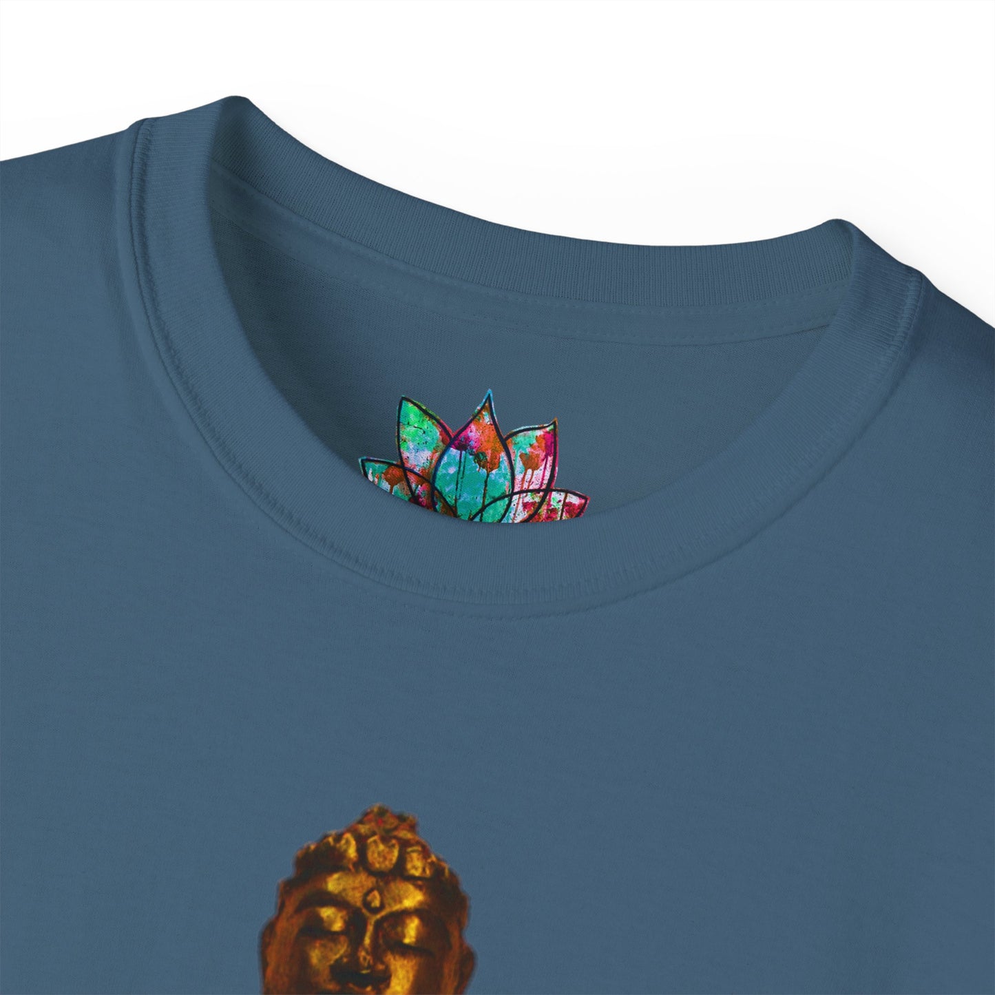 Fine Art Buddha Carving Print Unisex Ultra Cotton Tee