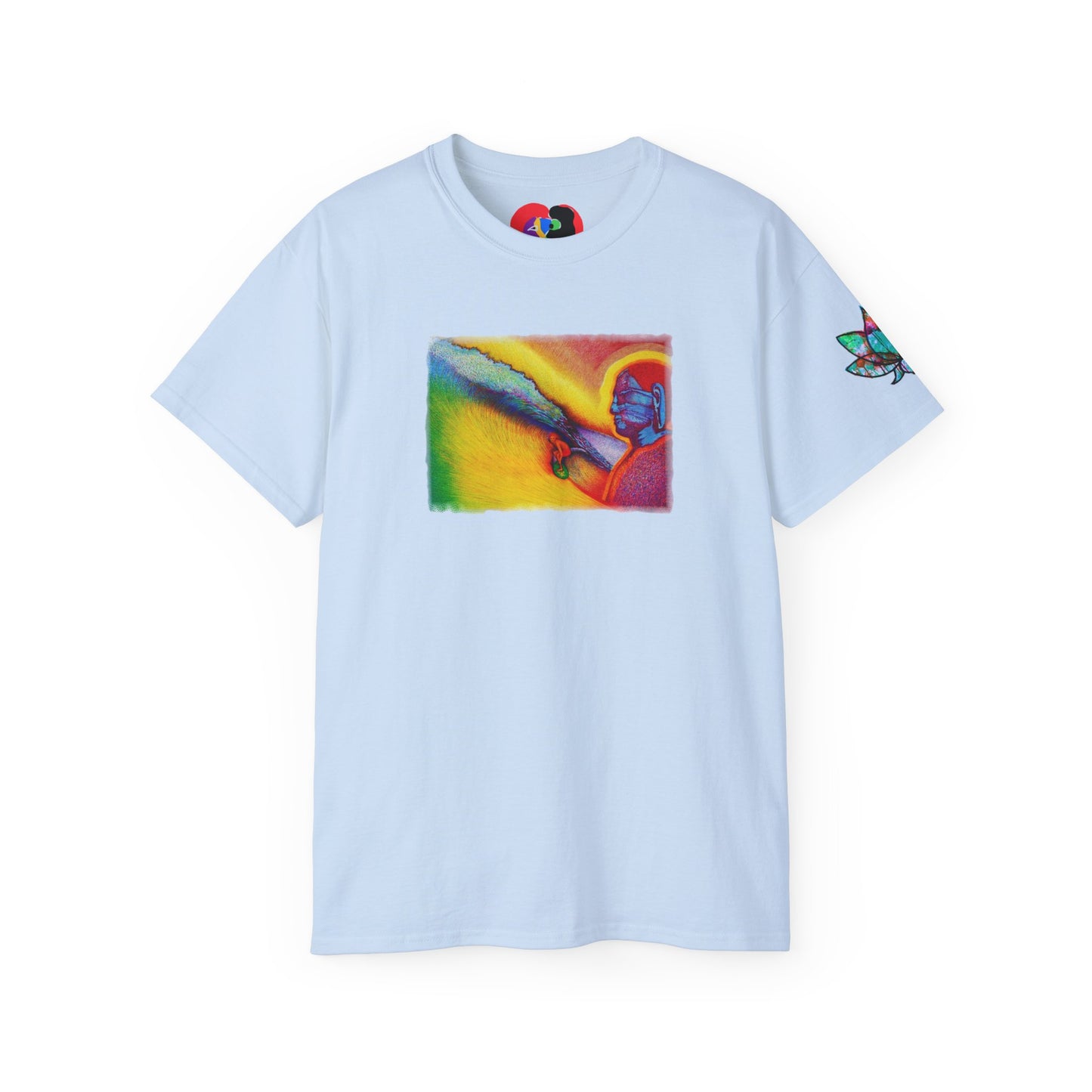 Surf is My Buddha Tablet Print Unisex Ultra Cotton Tee