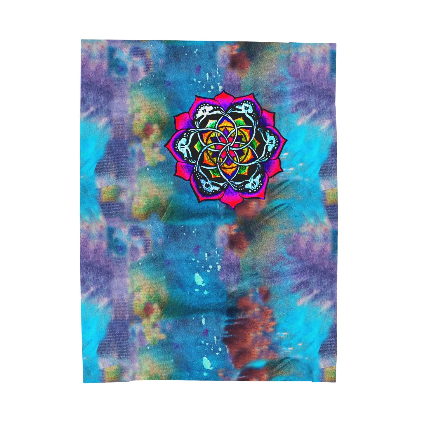 DEADPUNK Mandala Plush Blanket