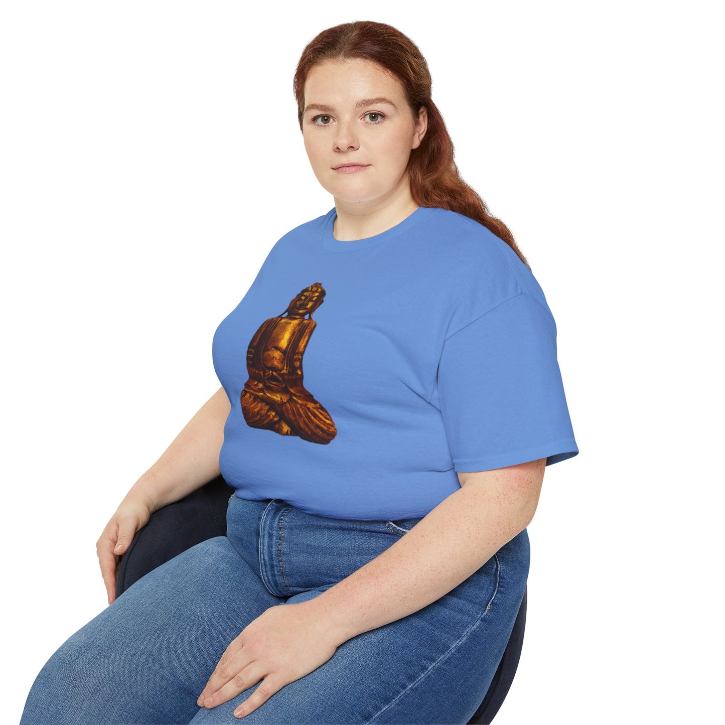 Fine Art Buddha Carving Print Unisex Ultra Cotton Tee