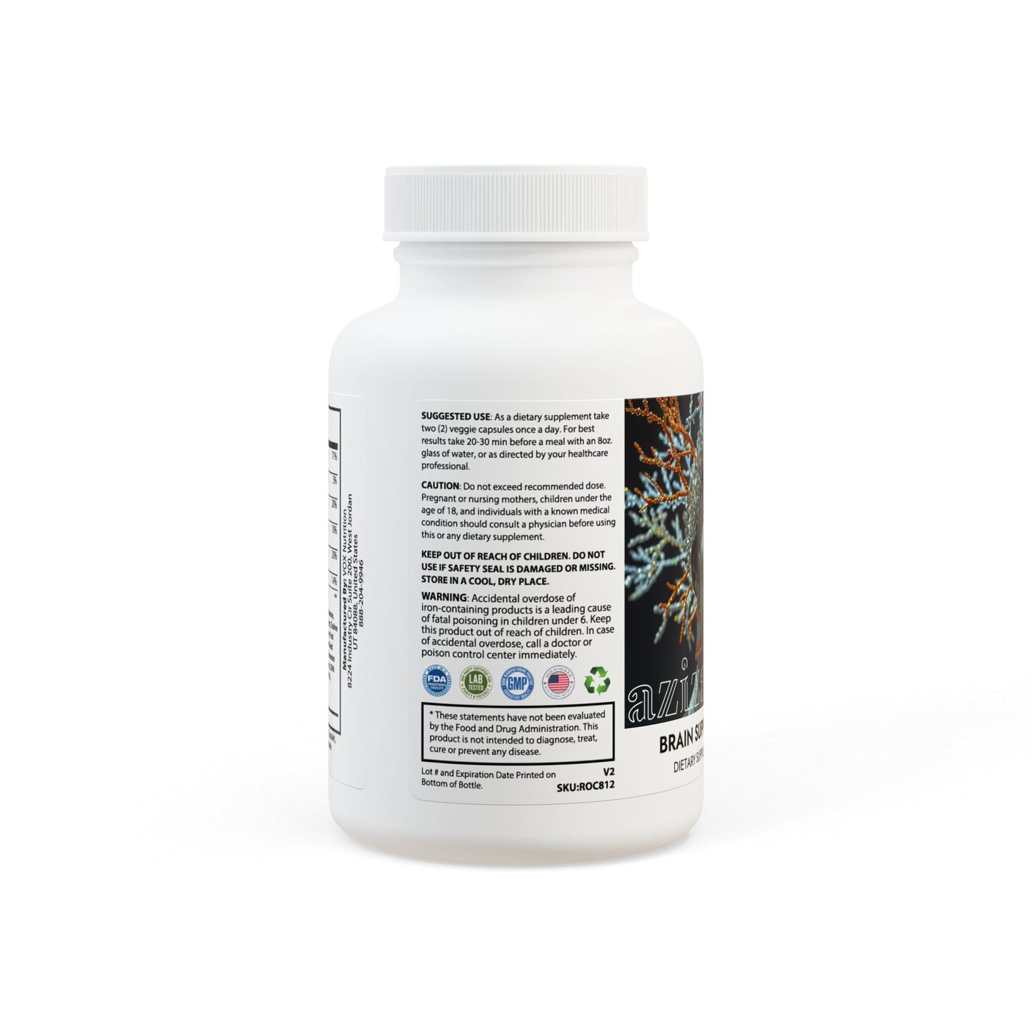 Brain Support Complex Supplement (60 Capsules)