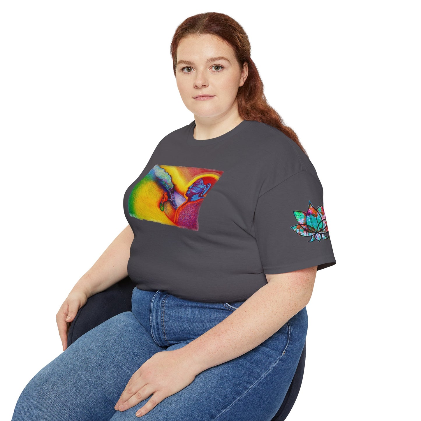 Surf is My Buddha Tablet Print Unisex Ultra Cotton Tee