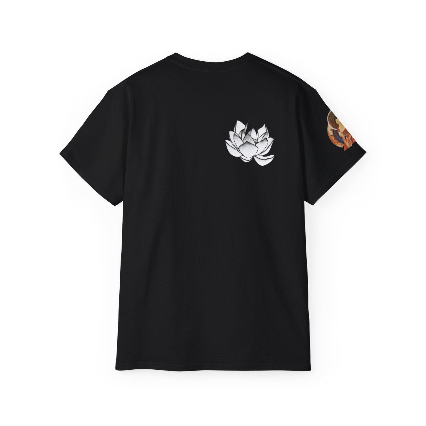 Fine Art Buddha Chalk Drawing Print Unisex Ultra Cotton Tee
