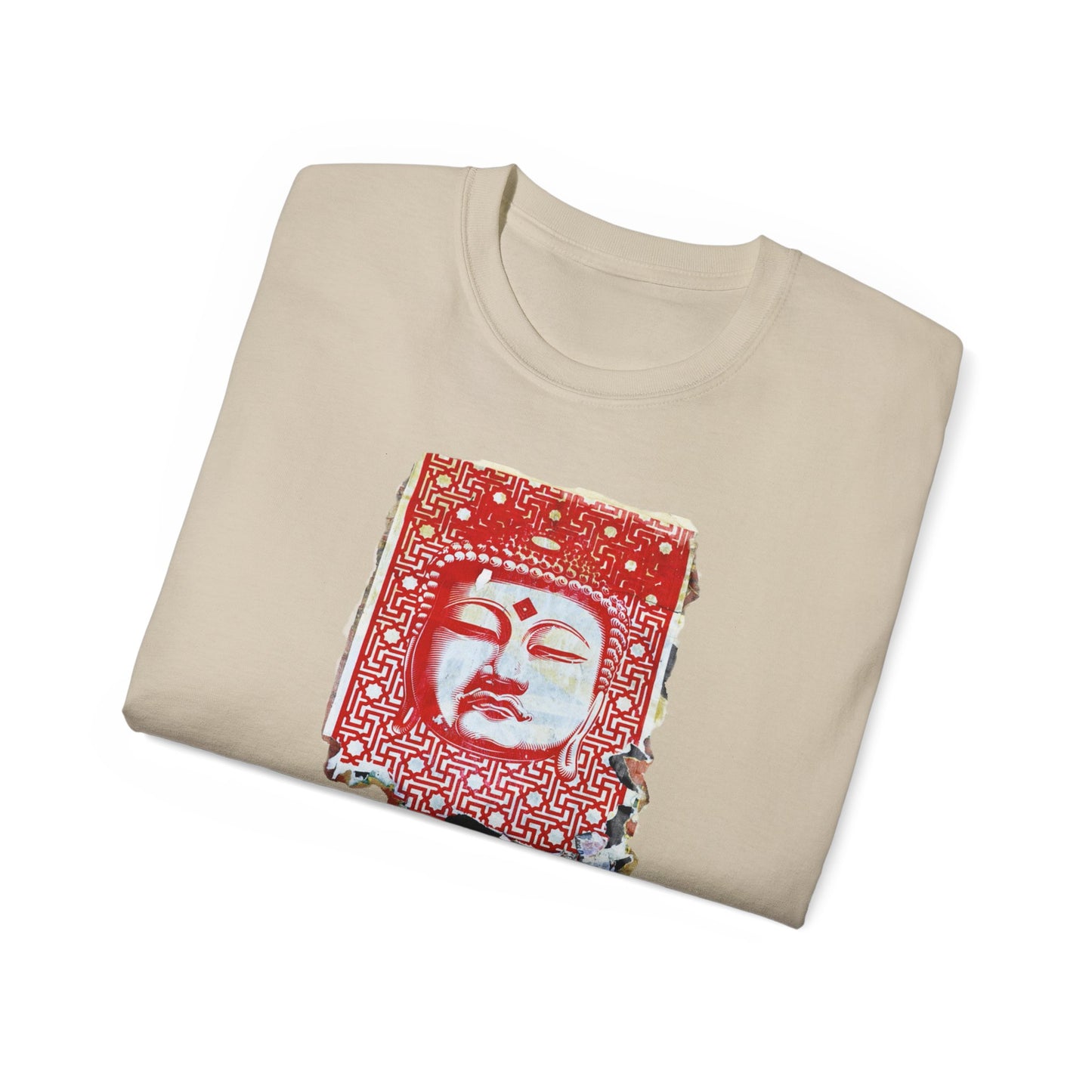 Fine Art Buddha Tablet Print Unisex Ultra Cotton Tee
