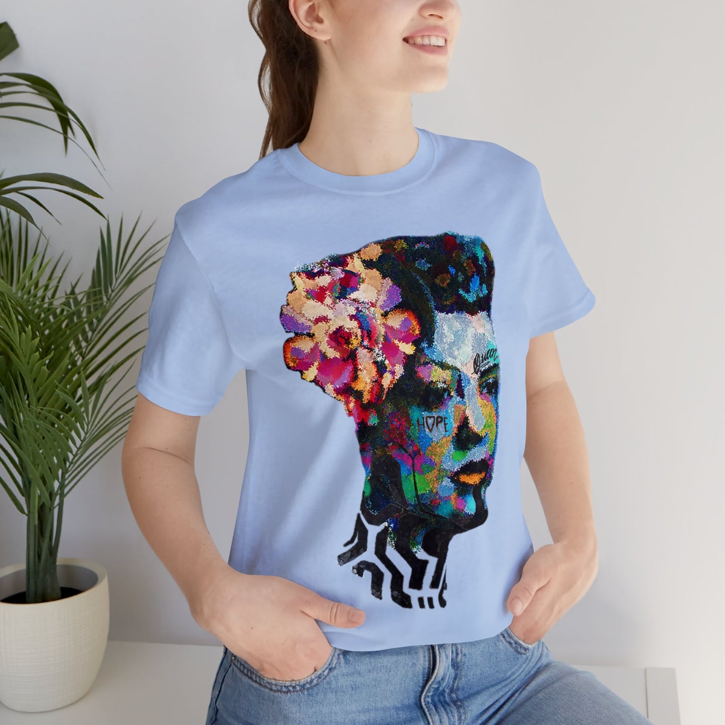 Billie Radical Unisex High End Cotton Short Sleeve Tee HUE+MAN Collective