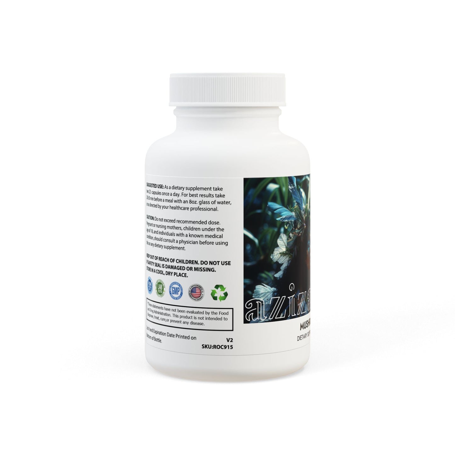 Aziza & Fae Mushroom Blend Supplement (60 Capsules)
