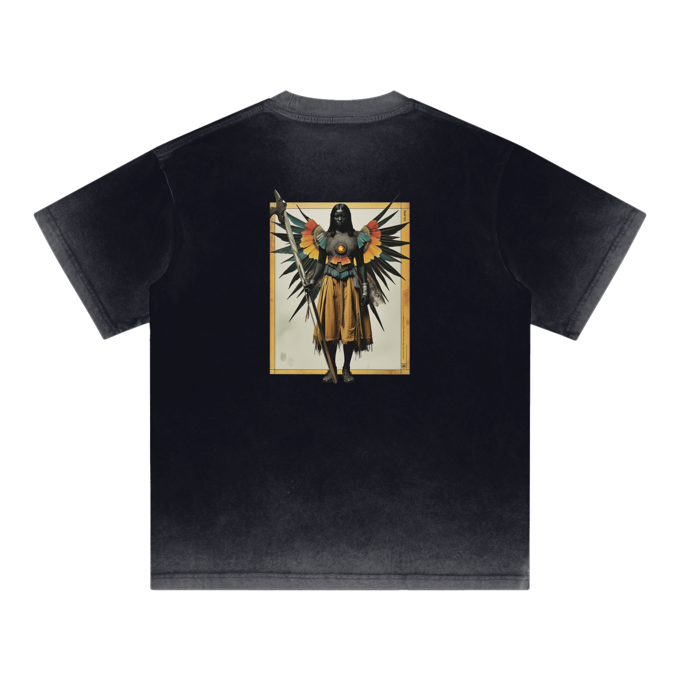 Amaru Khan Stars Reverse Dyed T-shirt