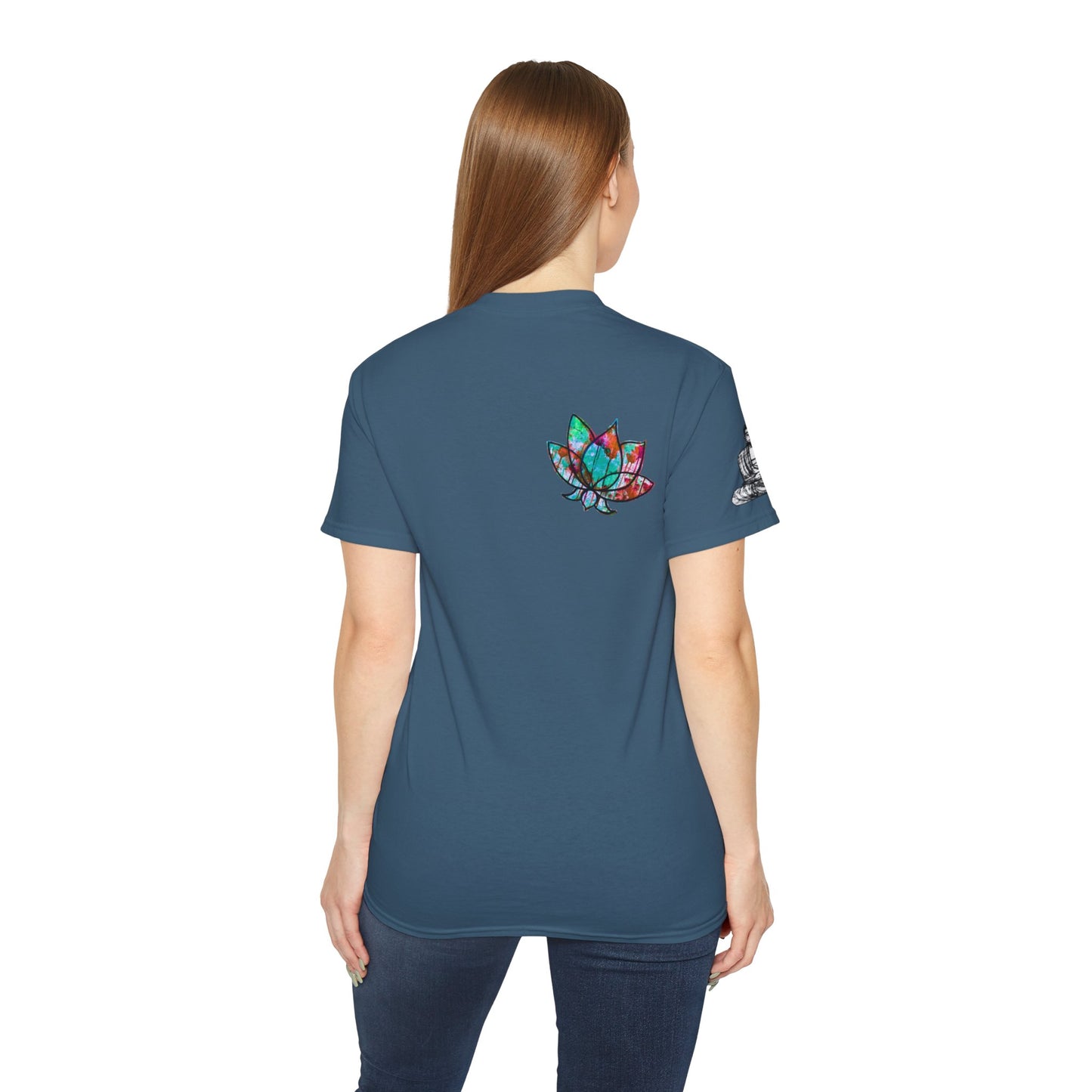 Fine Art Buddha Oil Paint Print Unisex Ultra Cotton Tee
