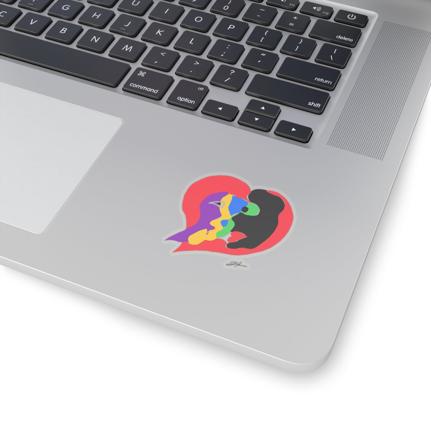 LA MANCHA HEART Stickers
