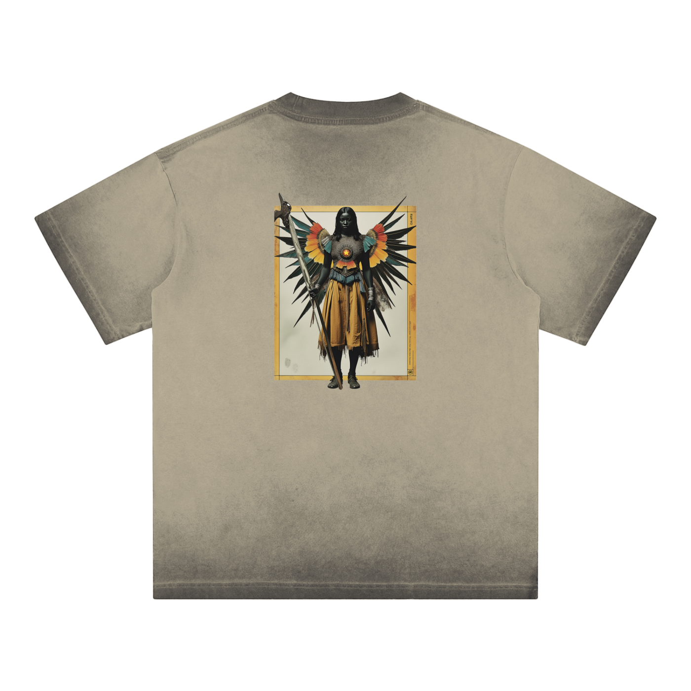Amaru Khan Stars Reverse Dyed T-shirt
