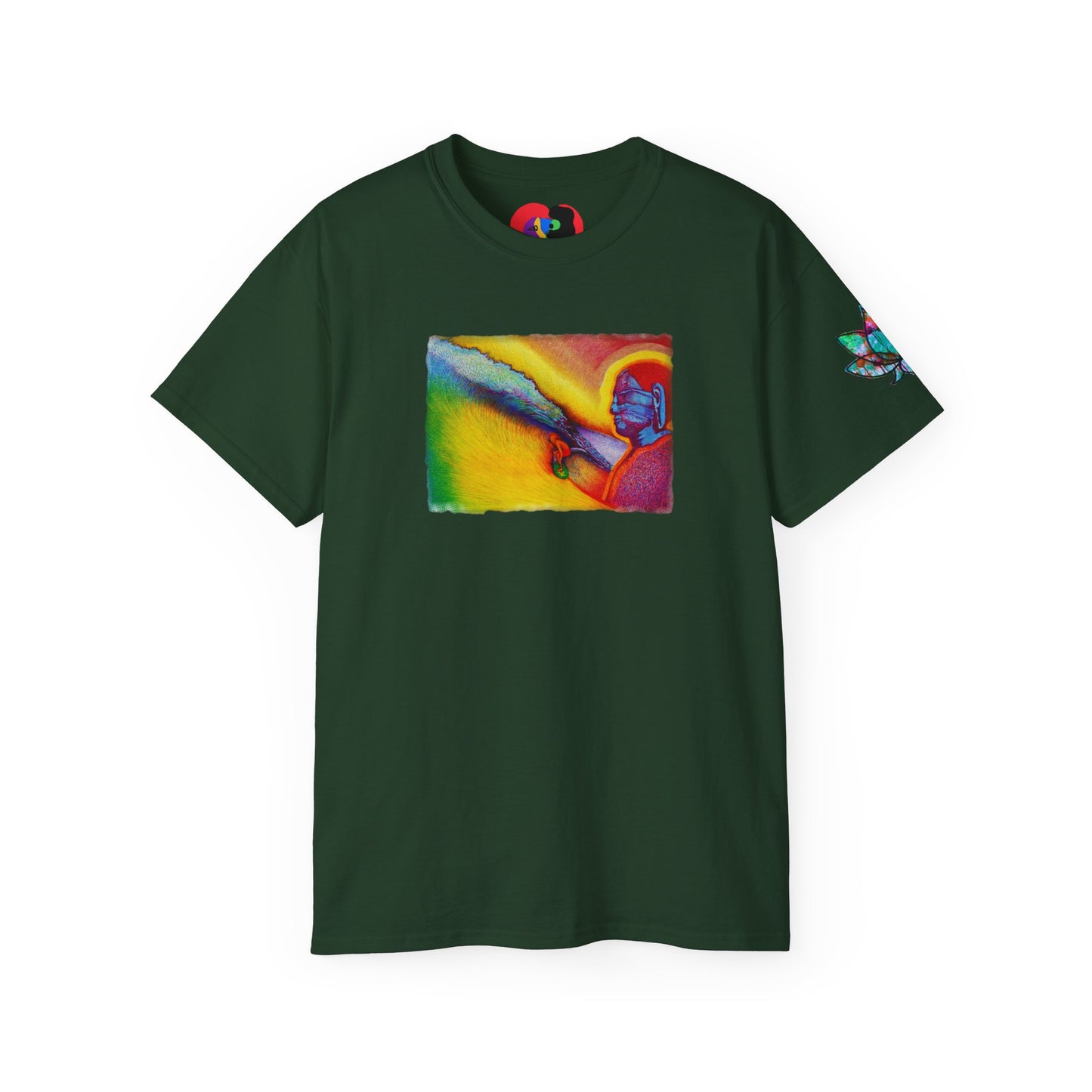 Surf is My Buddha Tablet Print Unisex Ultra Cotton Tee