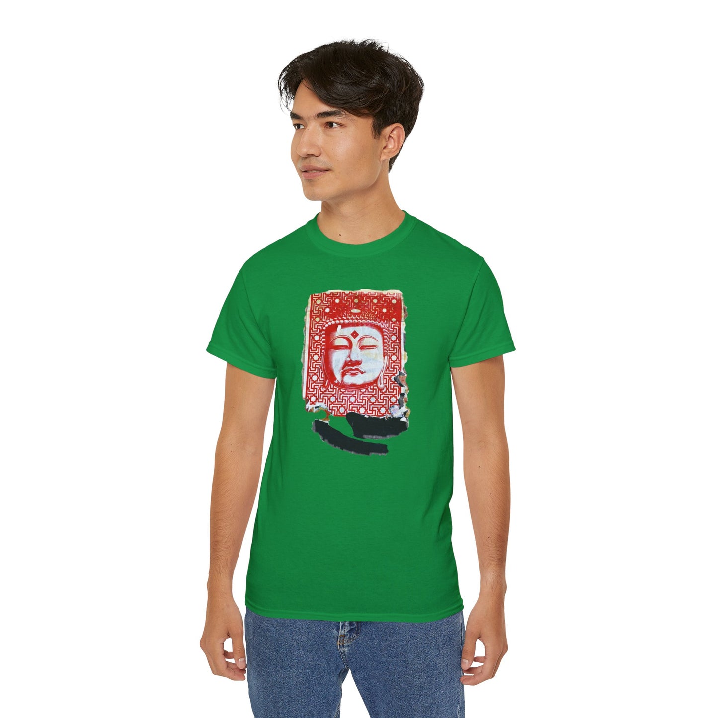 Fine Art Buddha Tablet Print Unisex Ultra Cotton Tee