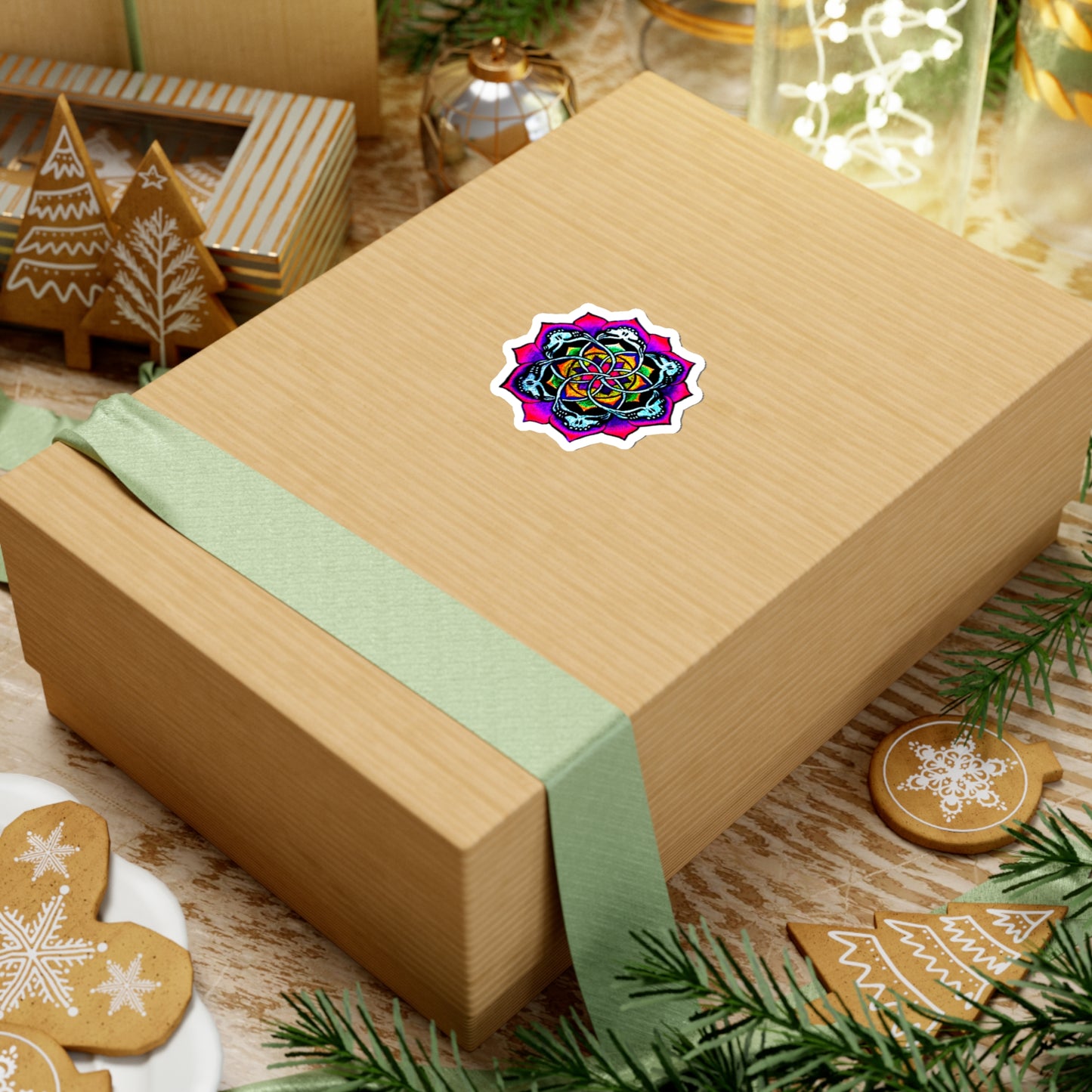 Dead Head Mandala Stickers