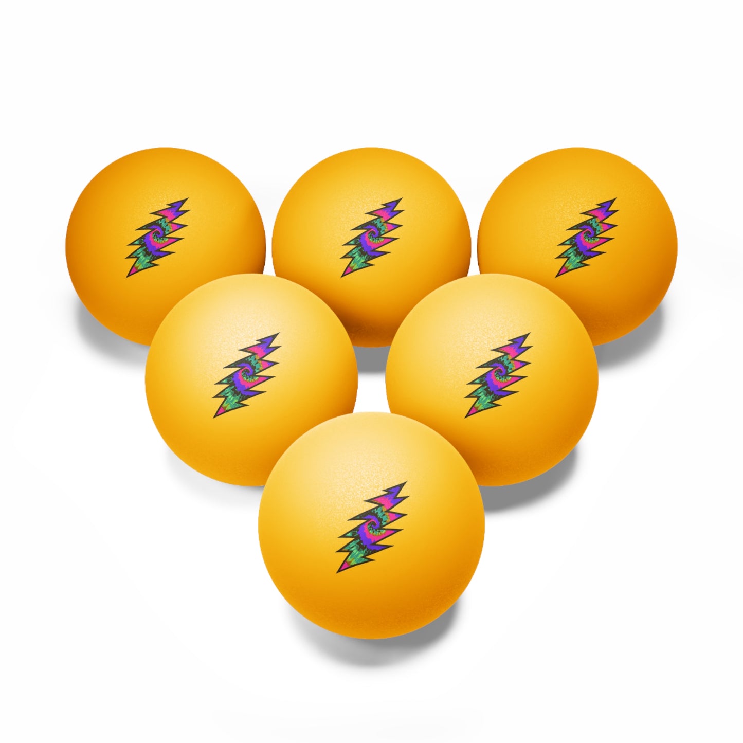 Bolt 6 Pack Ping Pong Balls