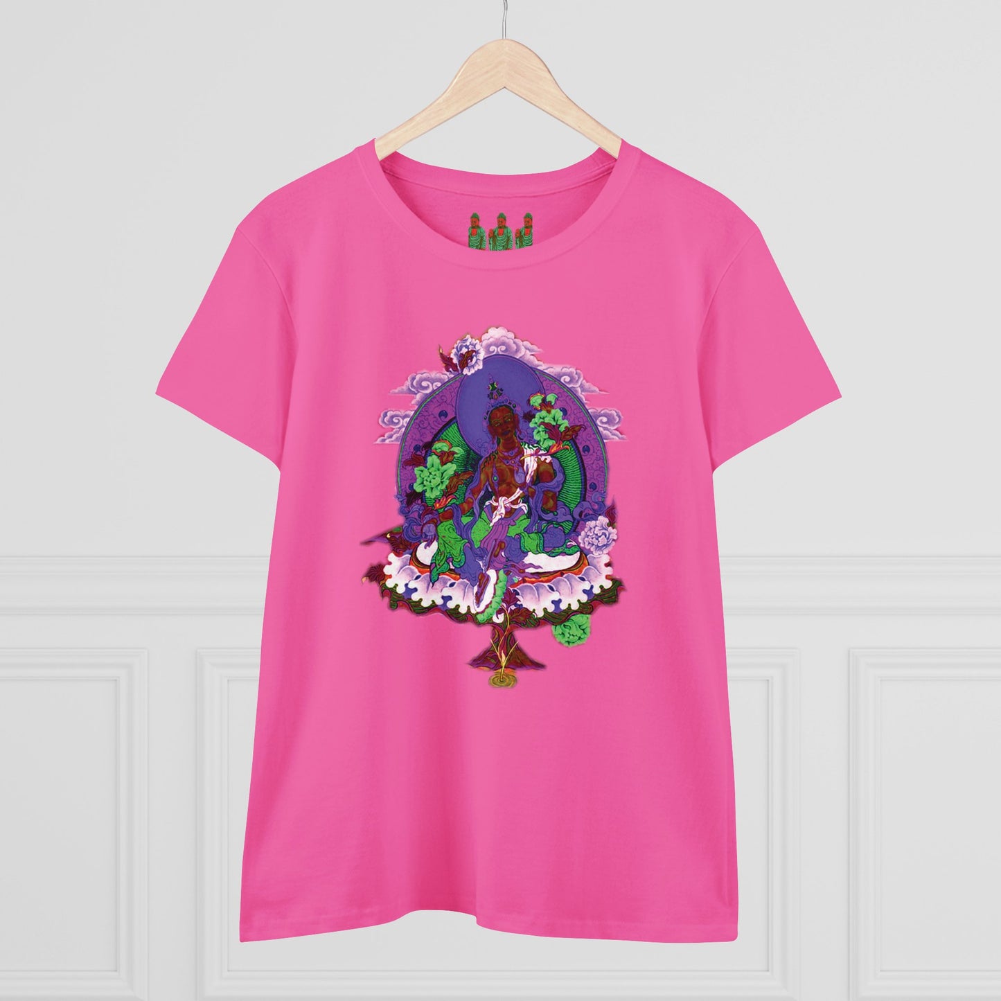 Buddha Pastel Sketch Women's Cotton Tee