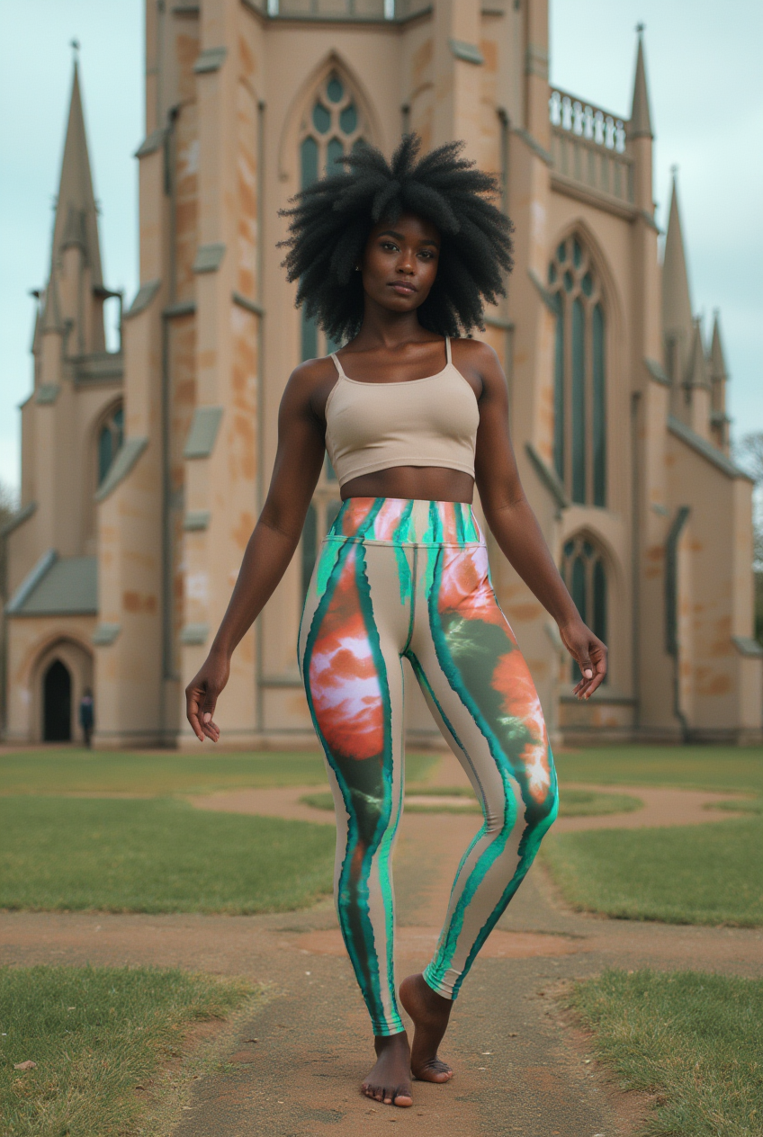 Shibori Melon Booty High Waist Leggings