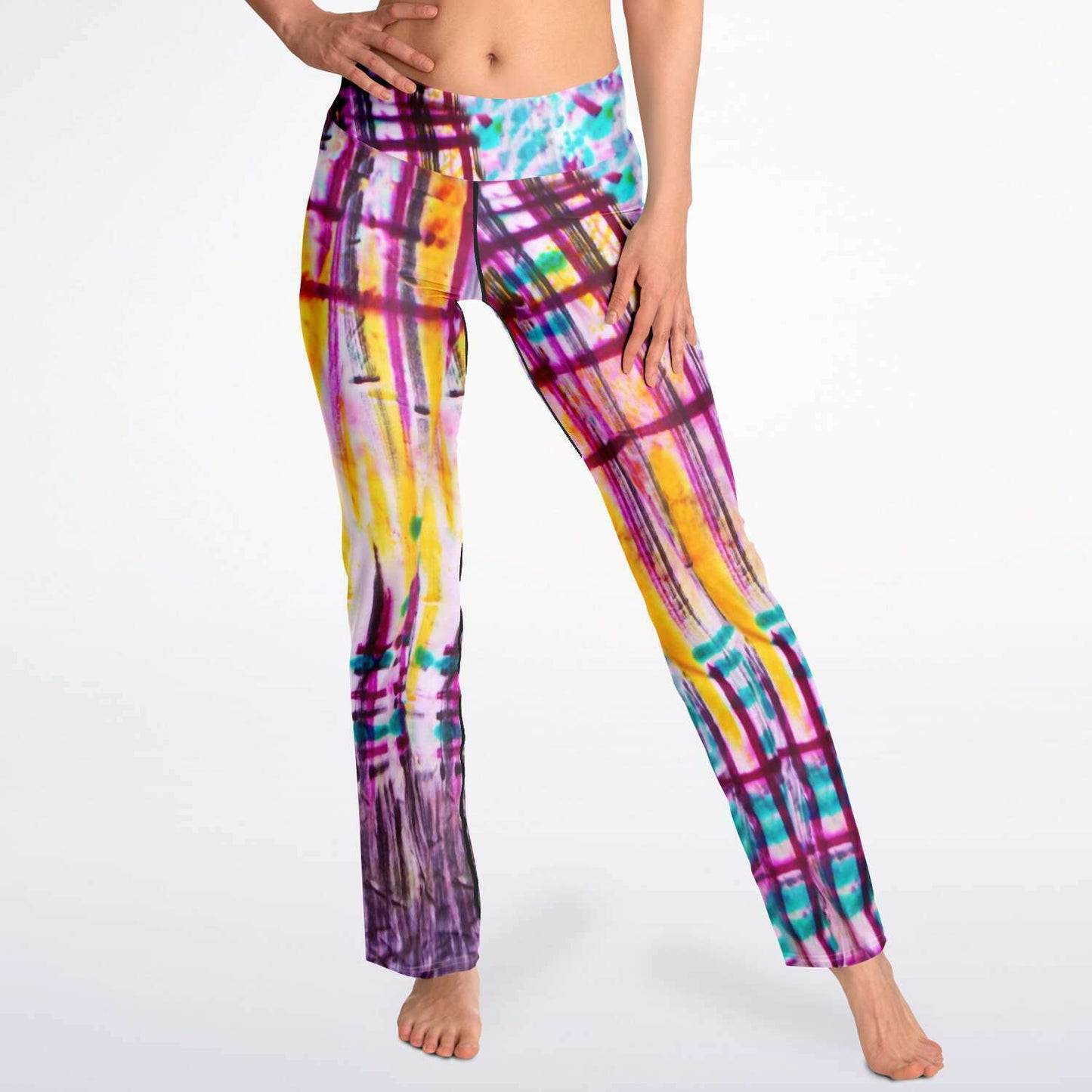 Basquiat High Waist Flare