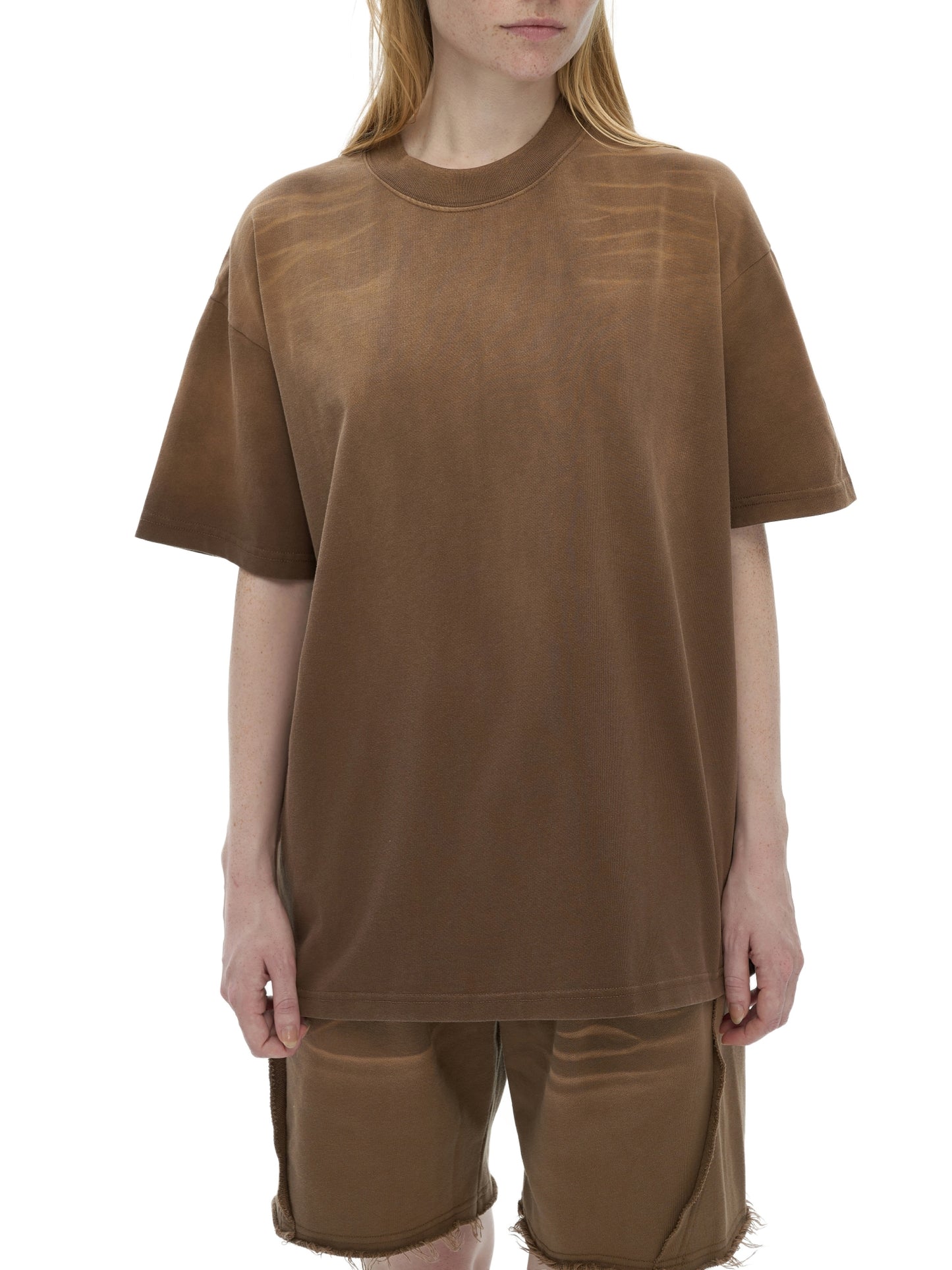 Amaru Khan Stars Deux Vintage Washed Tiger Stripes Dyed Gradient T-Shirt