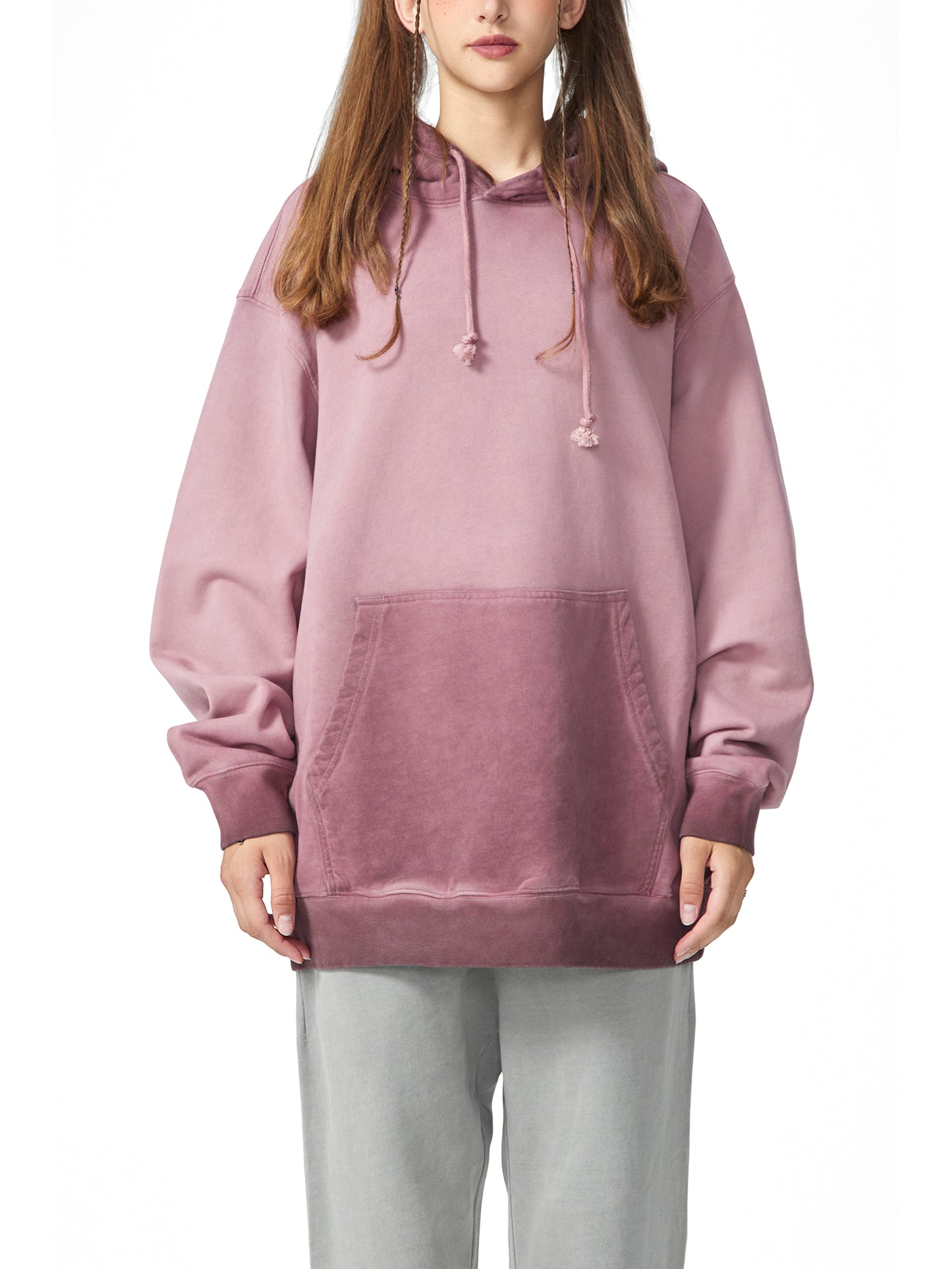 Amaru Khan Stars Ombre Vintage Stone Washed Color Hoodie