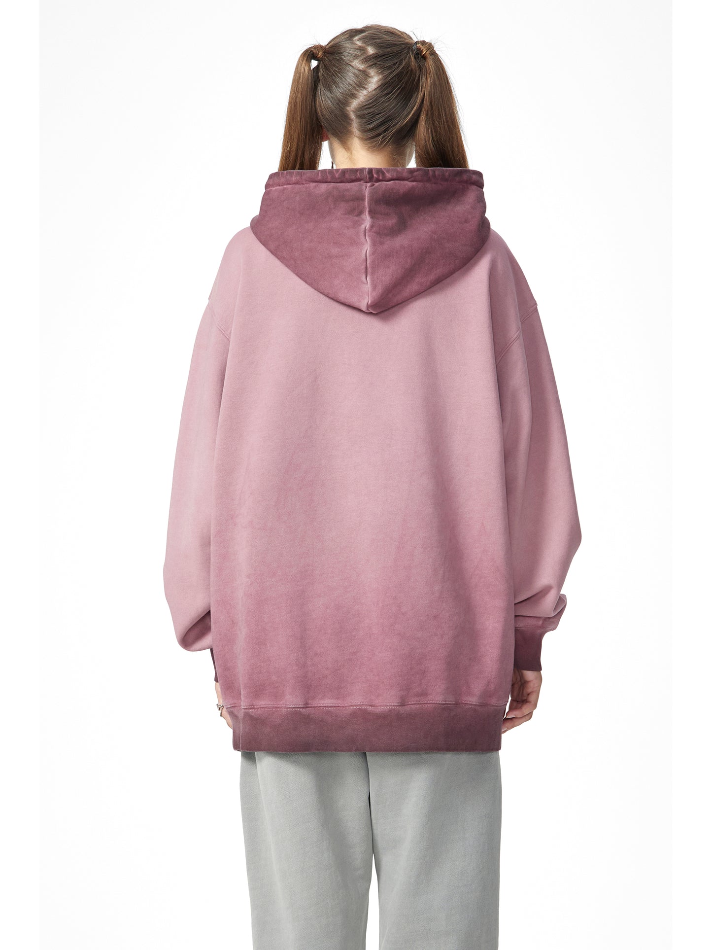 Amaru Khan Stars Ombre Vintage Stone Washed Color Hoodie