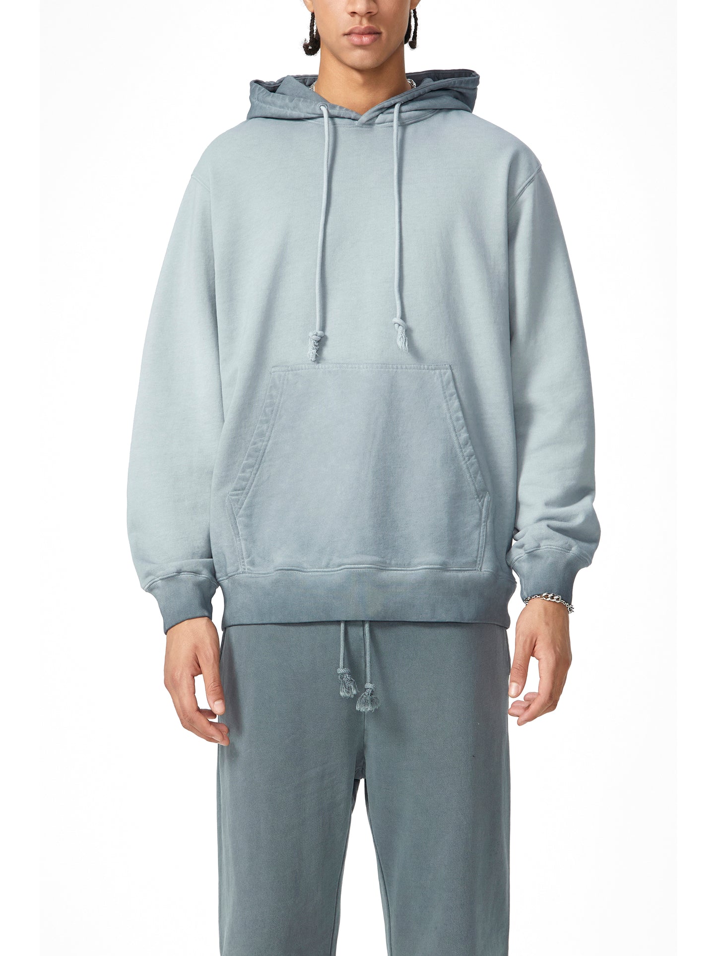 Amaru Khan Stars Ombre Vintage Stone Washed Color Hoodie