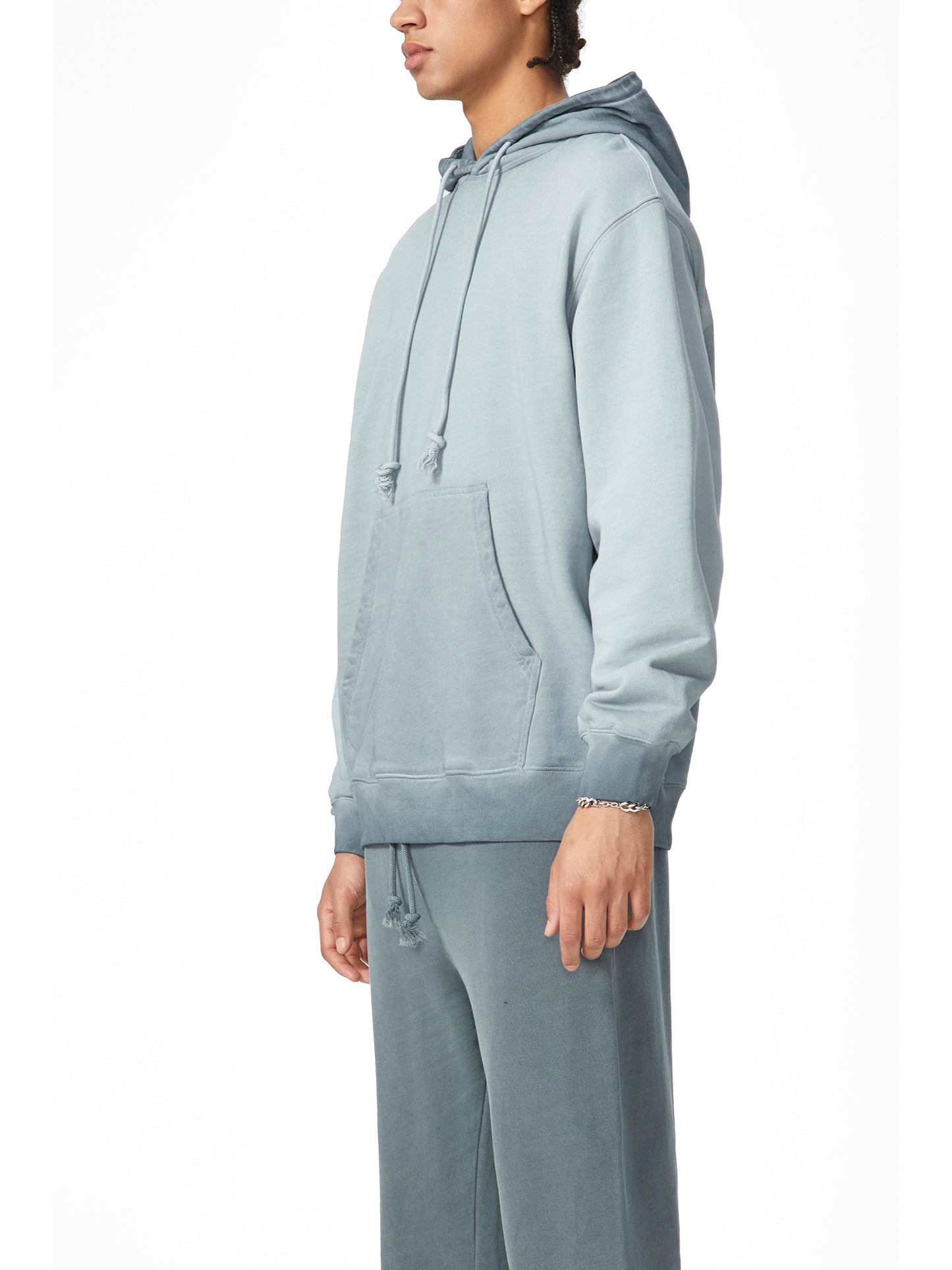 Amaru Khan Stars Ombre Vintage Stone Washed Color Hoodie