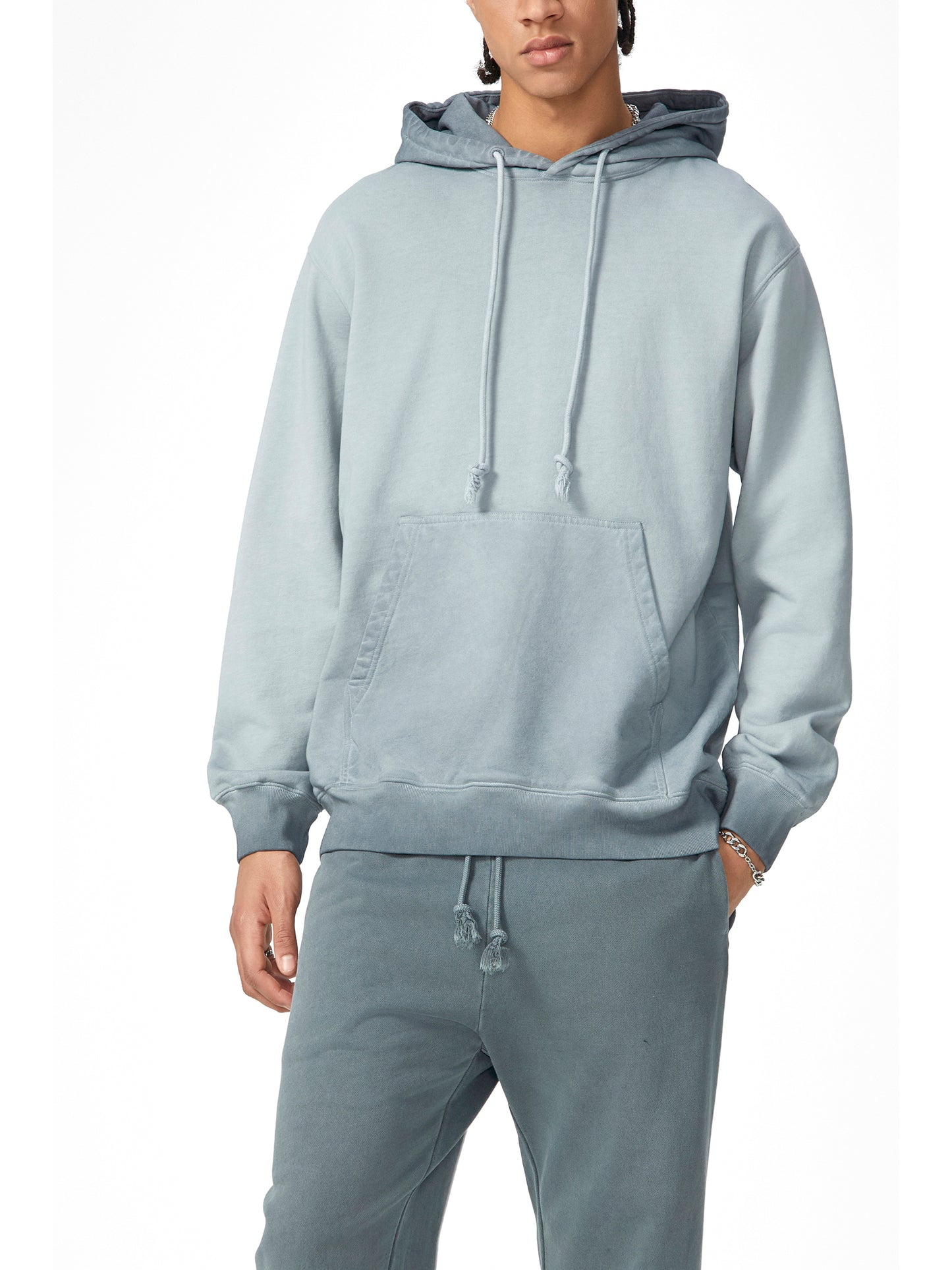 Amaru Khan Stars Ombre Vintage Stone Washed Color Hoodie