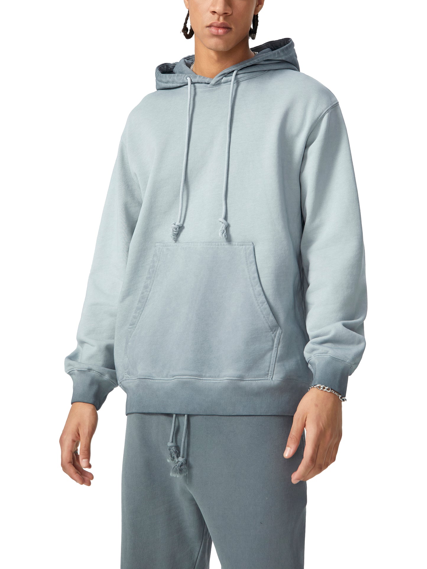 Amaru Khan Stars Ombre Vintage Stone Washed Color Hoodie