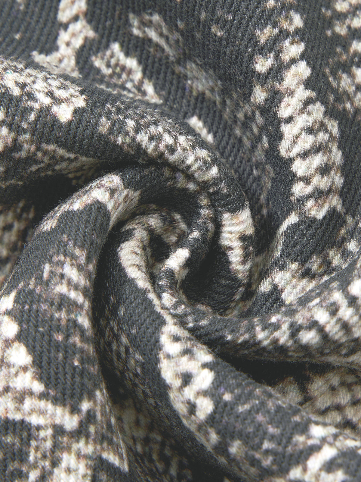 Foundational BLK Men's Snake Print Barrel Leg Pants