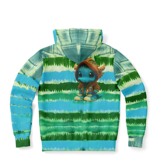 Baby Dragon Jam Aqua Zip-Hoodie