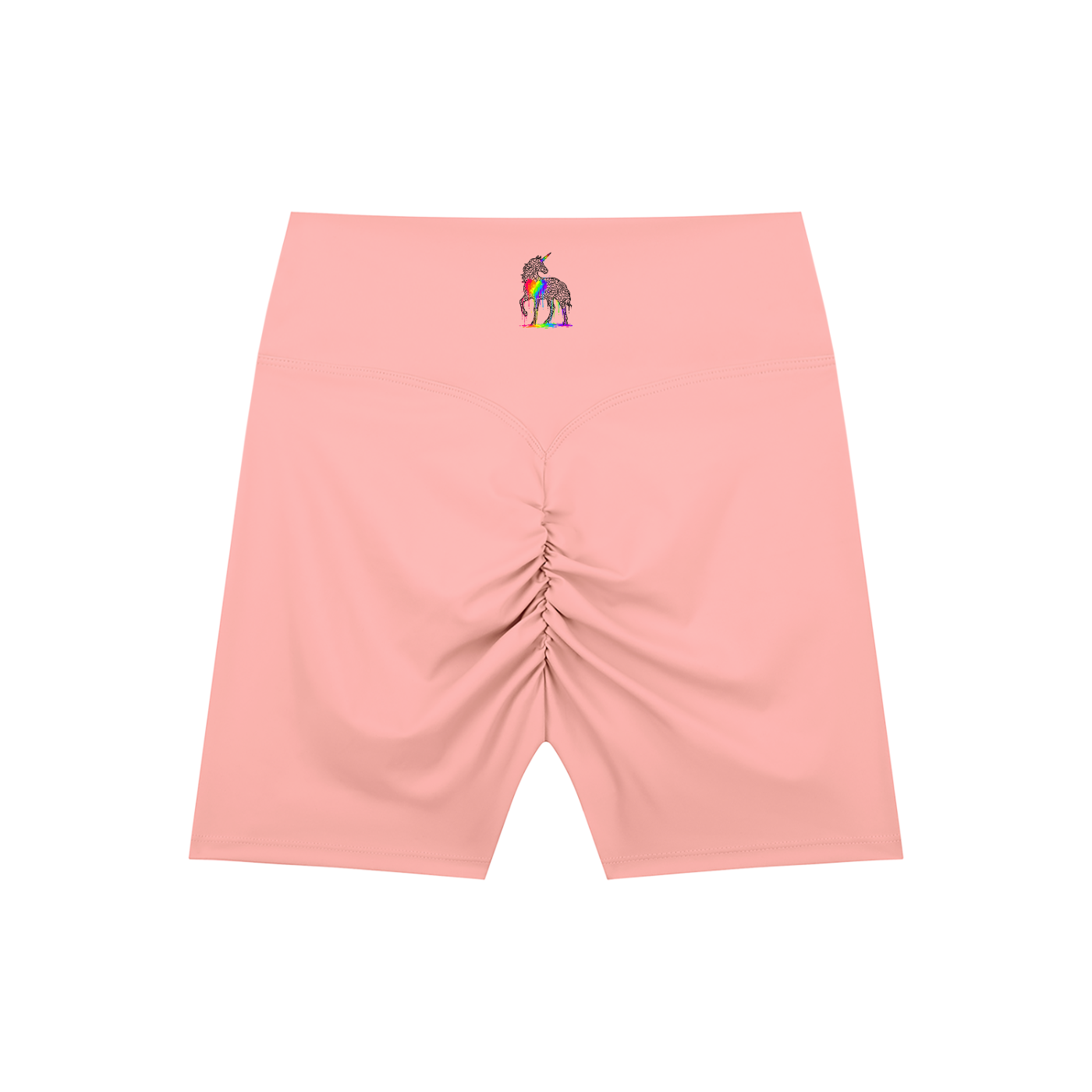 SQUIGGLE High-Waisted Blend Biker Shorts