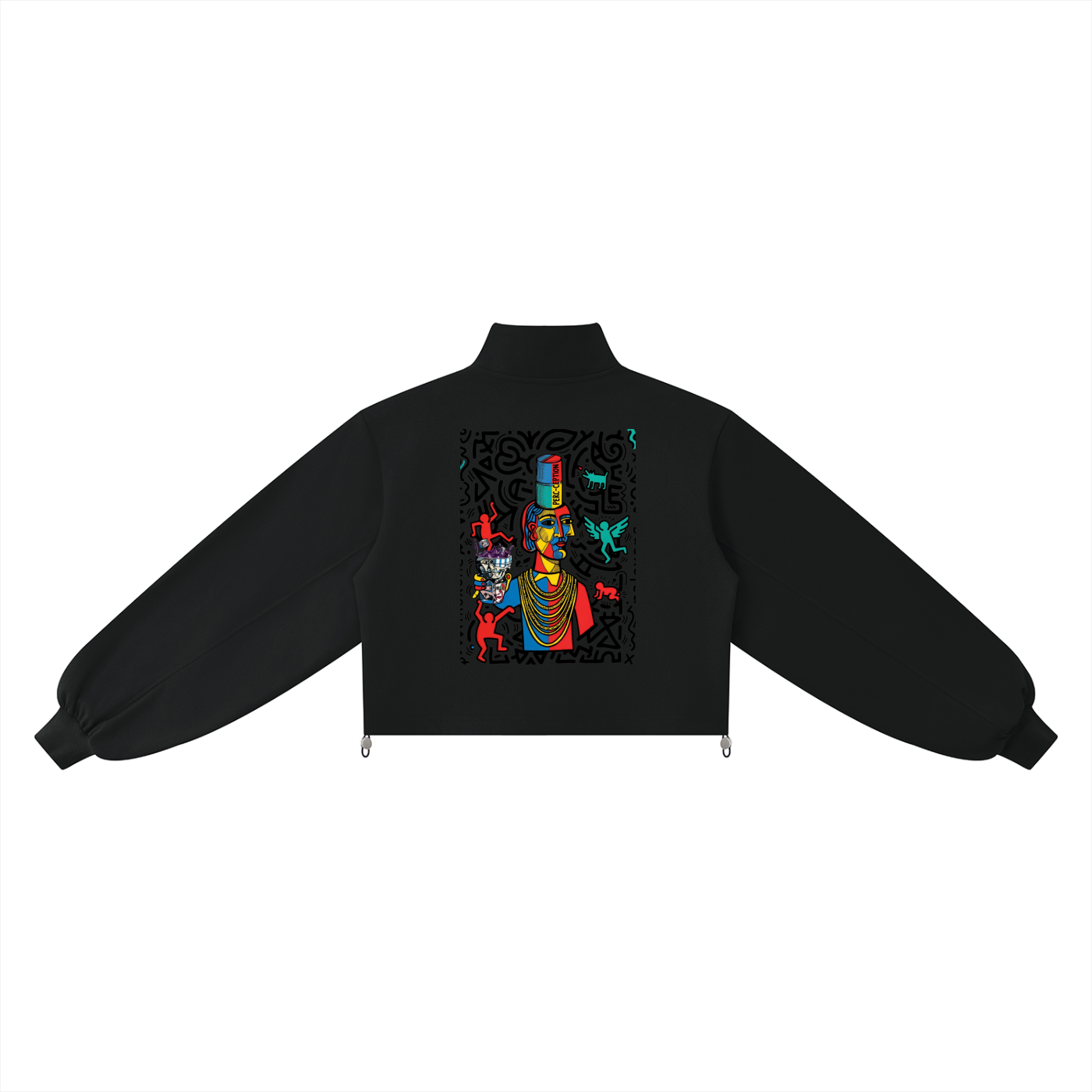 Lifes a Party Women’s Mock-Neck Quarter-Zip Sweatshirt