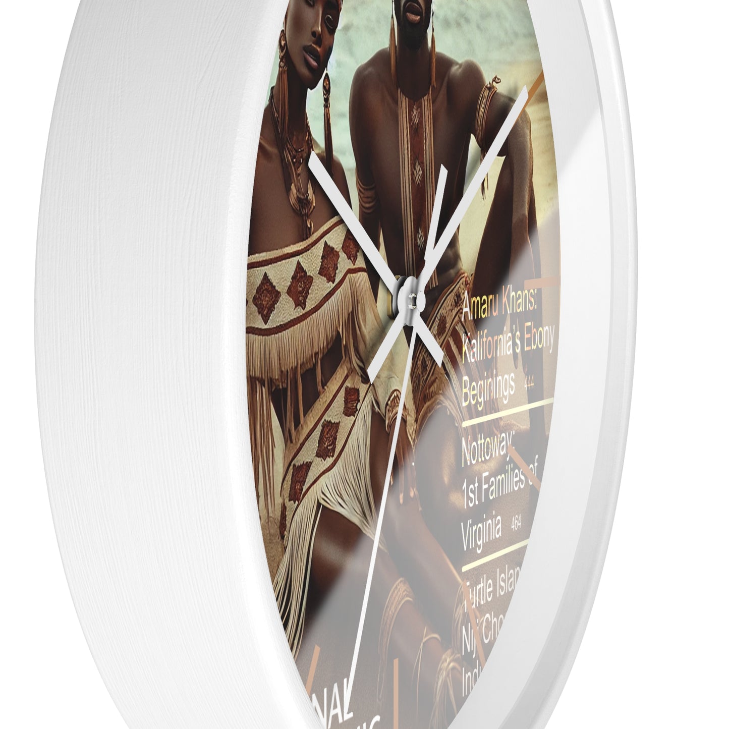 Turtle Island Amaru Khan Aborigine Wall Clock