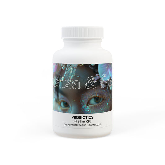 Probiotics Supplement (60 Capsules) by Aziza & Fae