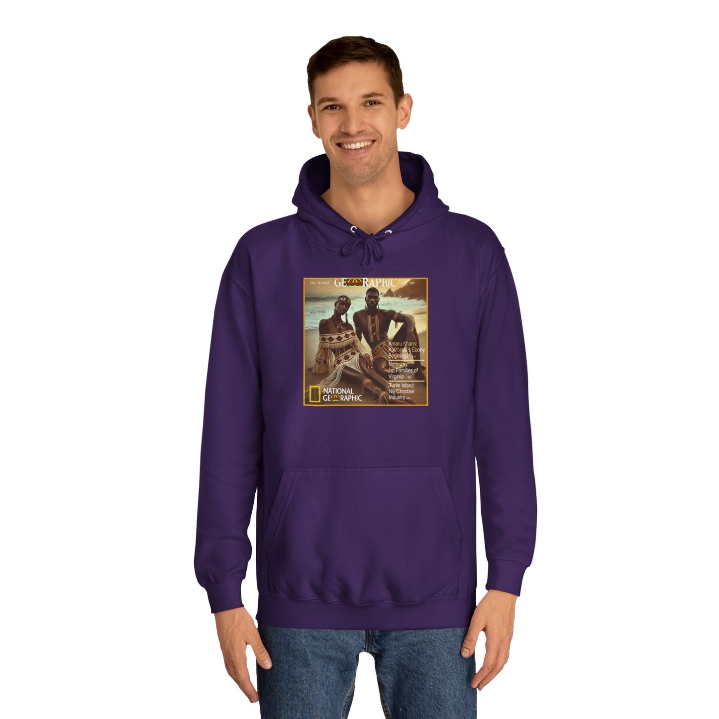 Amaru Turtle Island Unisex College Hoodie