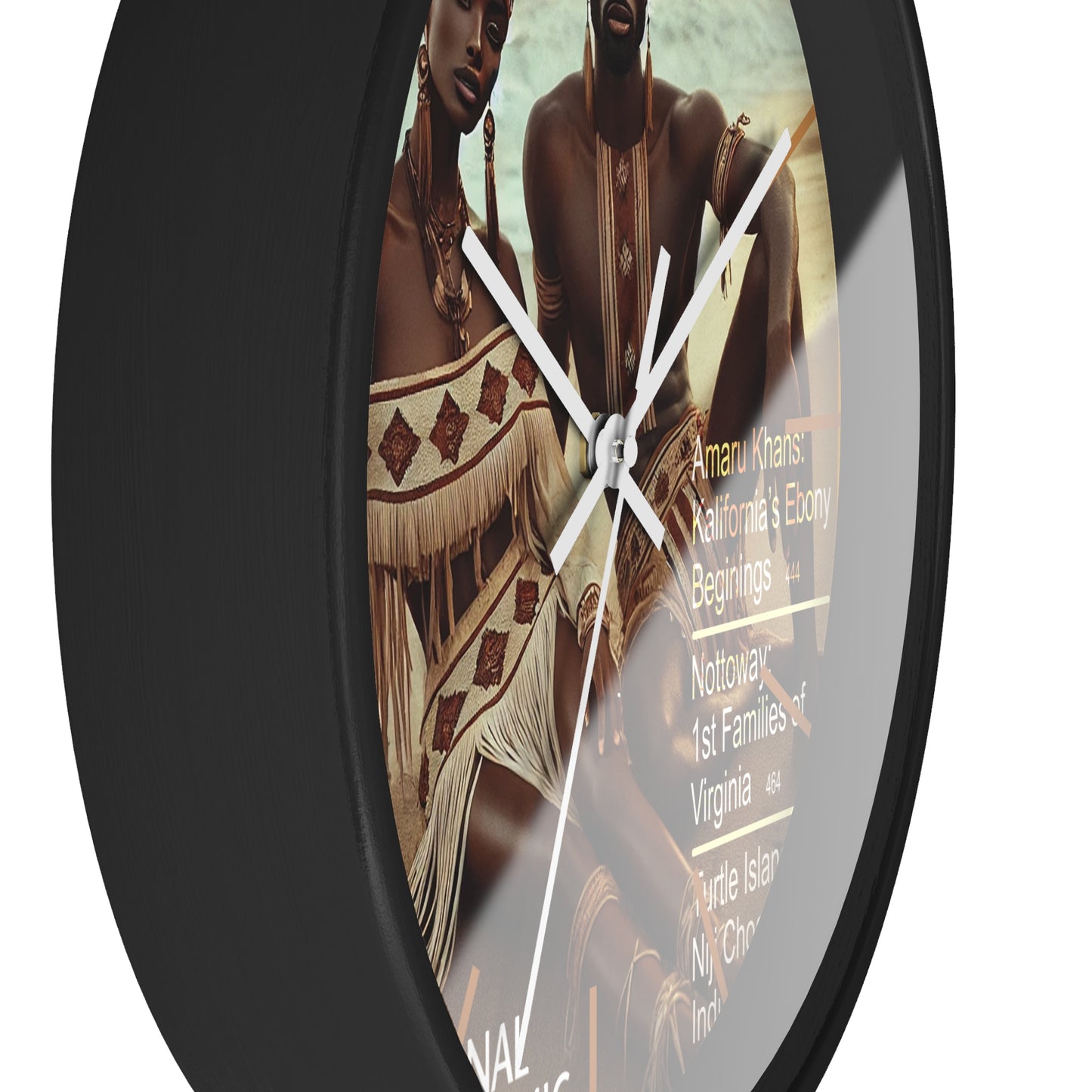 Turtle Island Amaru Khan Aborigine Wall Clock