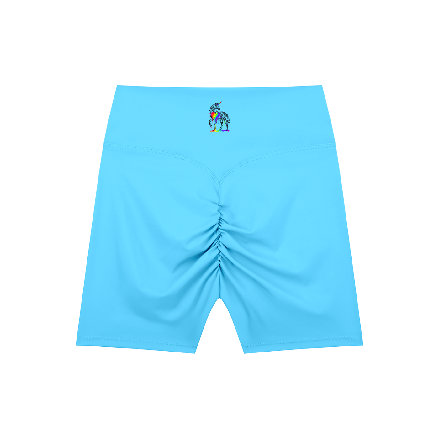 SQUIGGLE High-Waisted Blend Biker Shorts