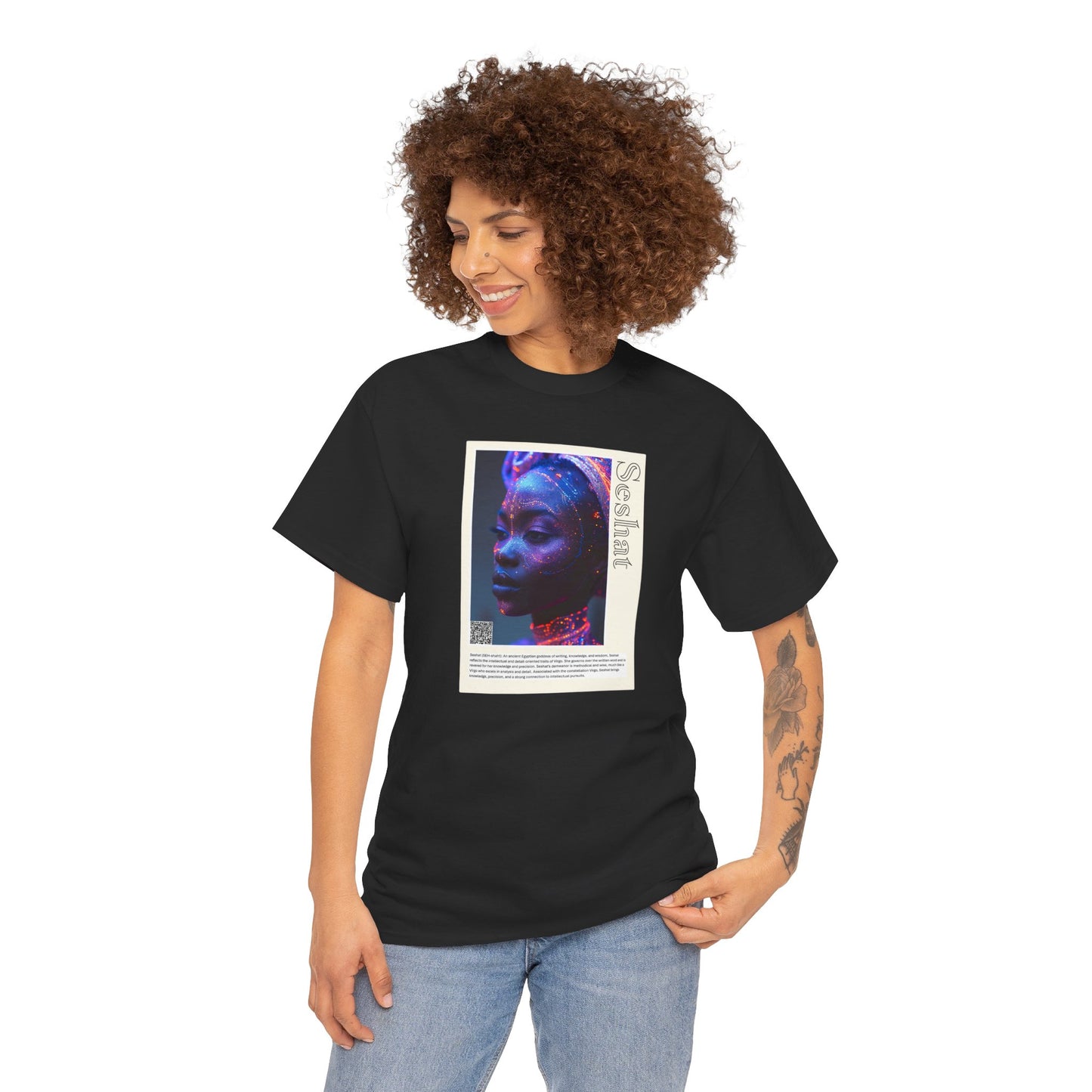 Seshat Aziza & Fae Unisex Heavy Cotton Tee