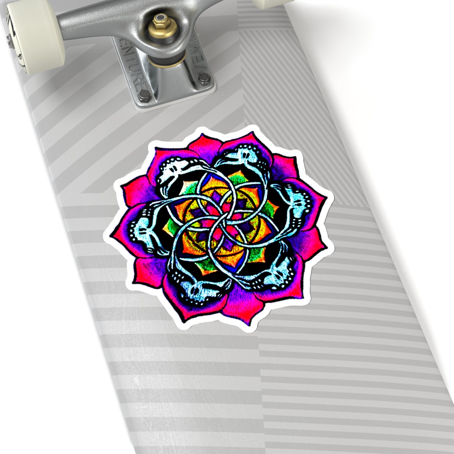 Dead Head Mandala Stickers