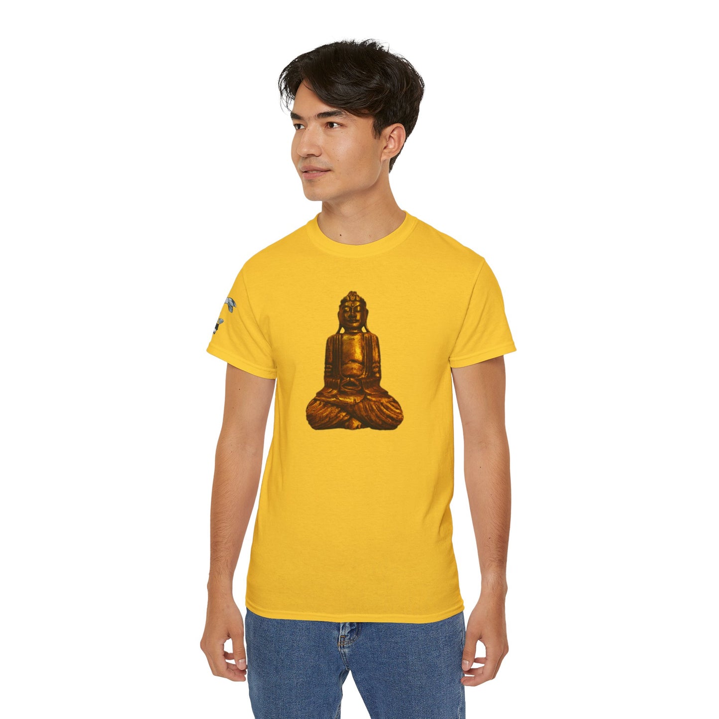 Fine Art Buddha Carving Print Unisex Ultra Cotton Tee