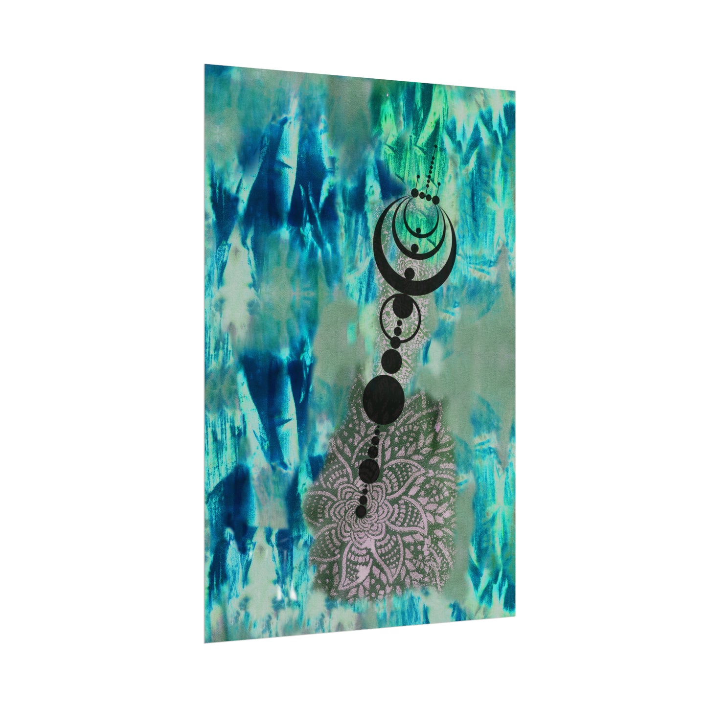 Nazca Lines & Crop Circles Watercolor Matte Posters